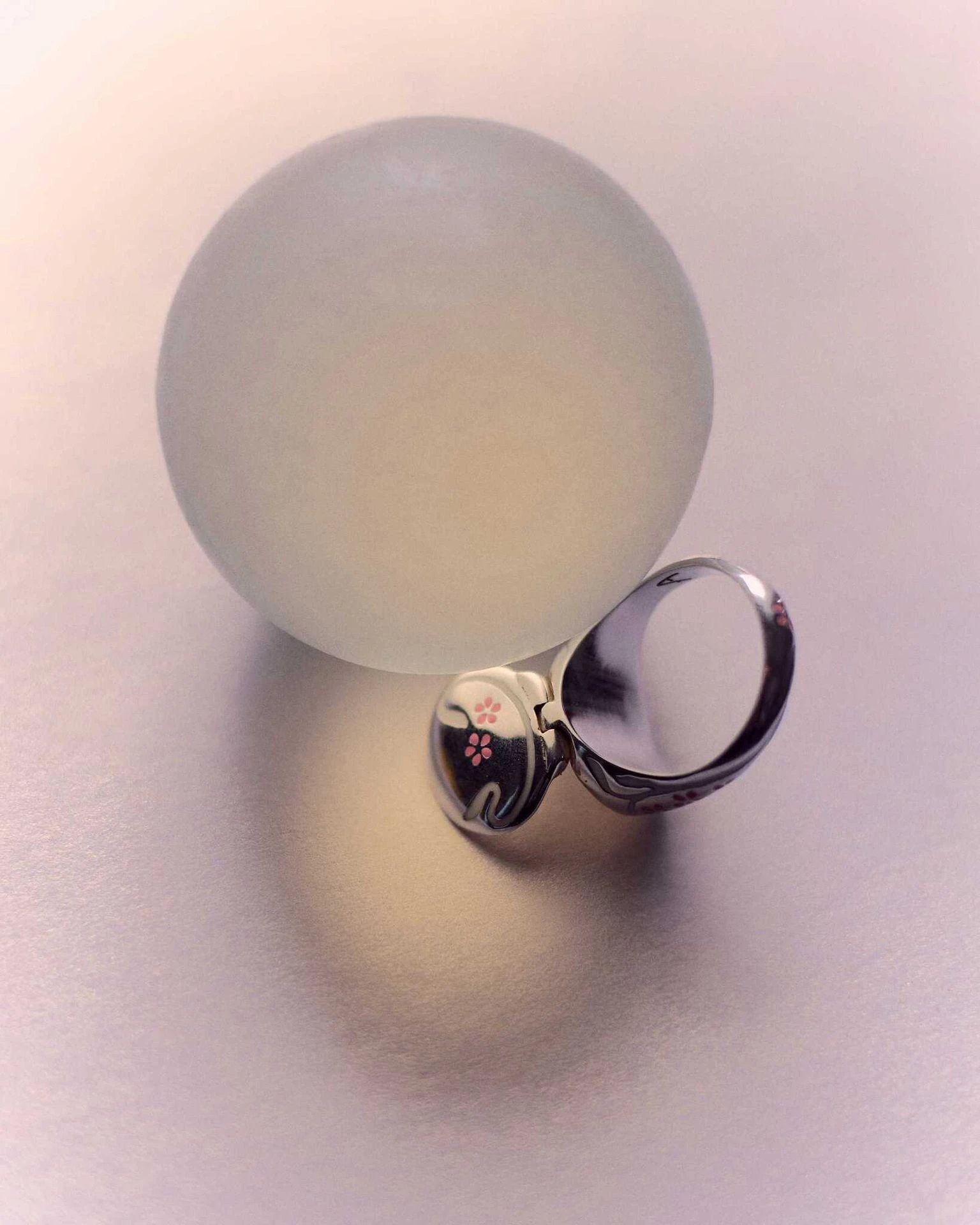 кольцо secret locket (сакура)