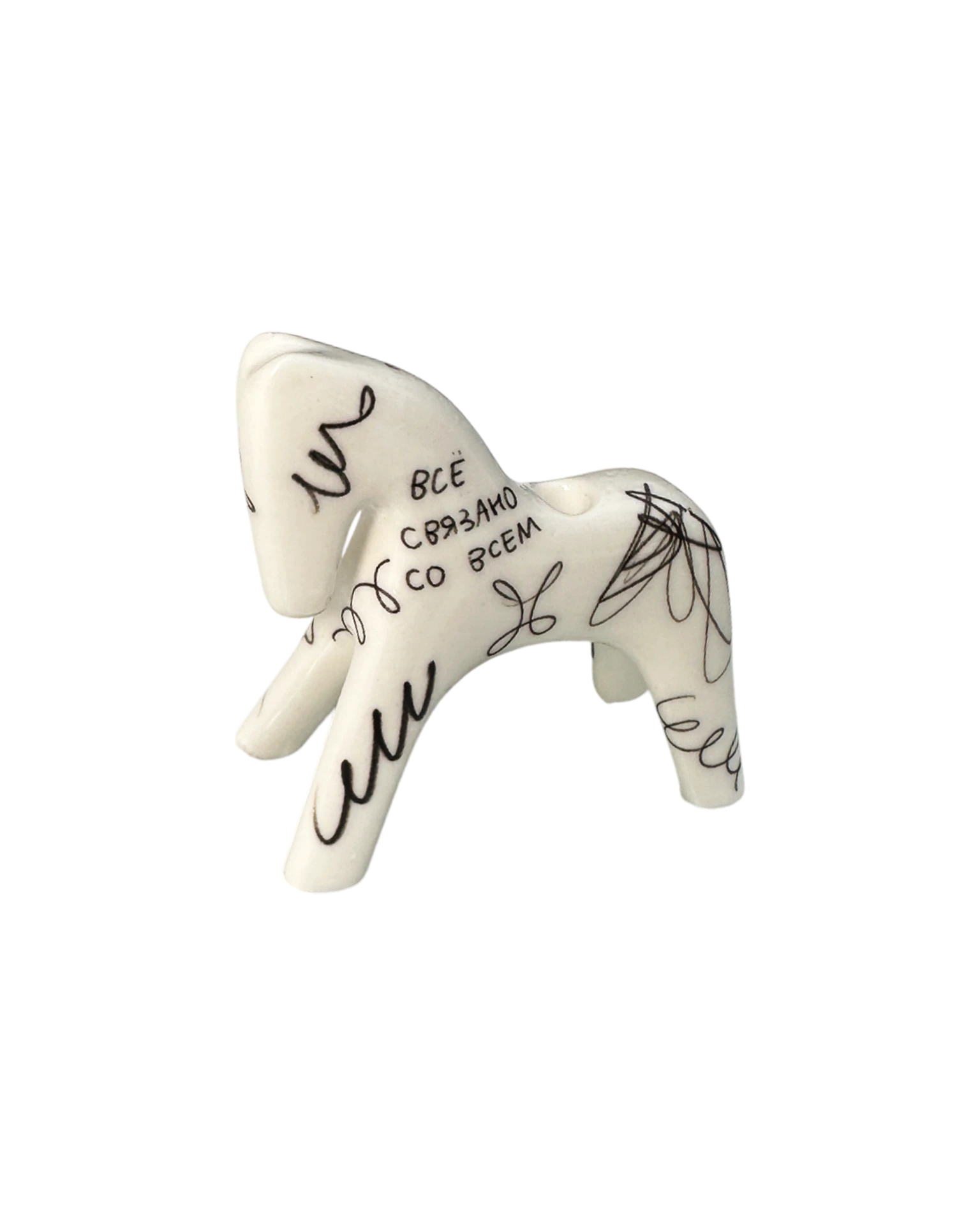 фигурка alohagaia x жечь из фарфора (всё связано со всем)