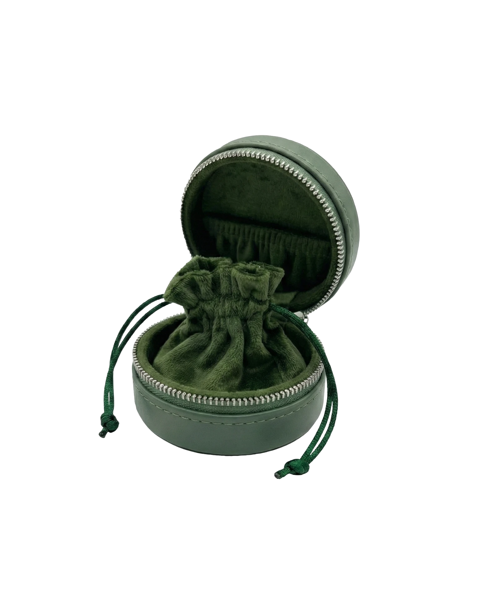 кейс для украшений оливковый