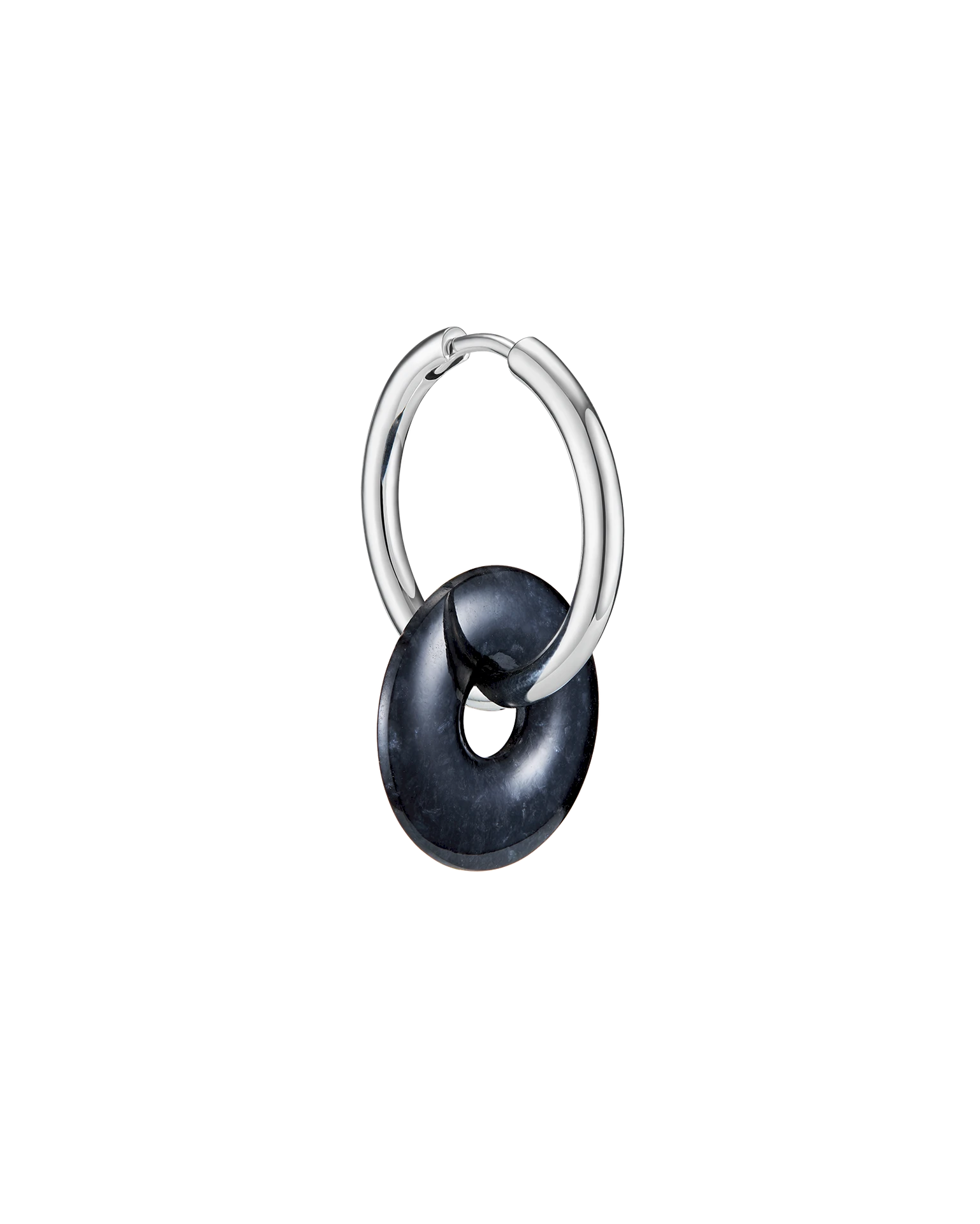 моносерьга bagel из яшмы