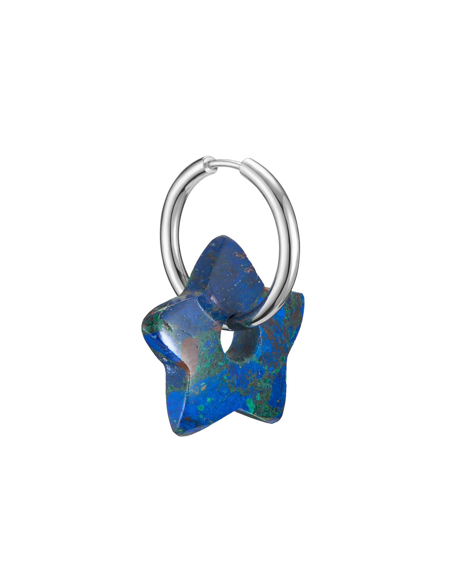 моносерьга star из азуромалахита (l)