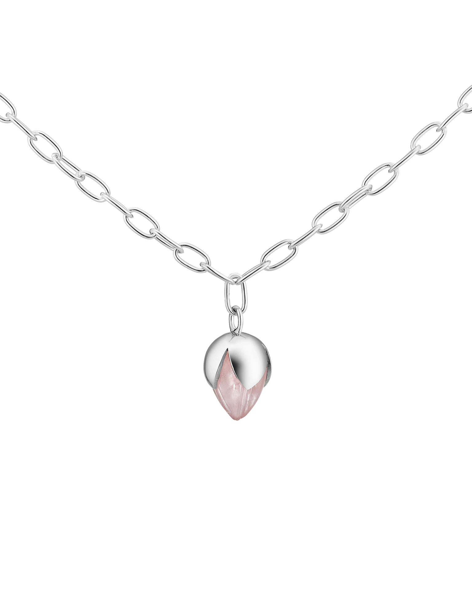 чокер padmini с розовым кварцем