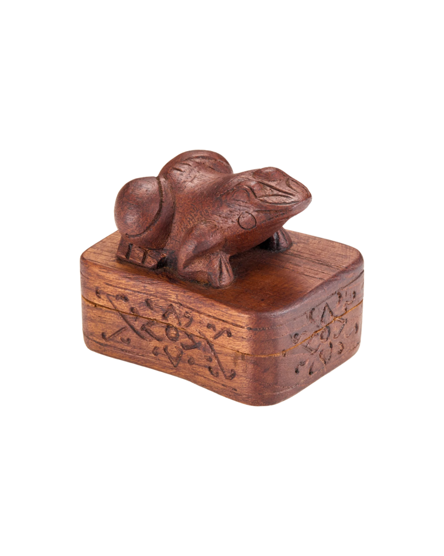 шкатулка в виде лягушки