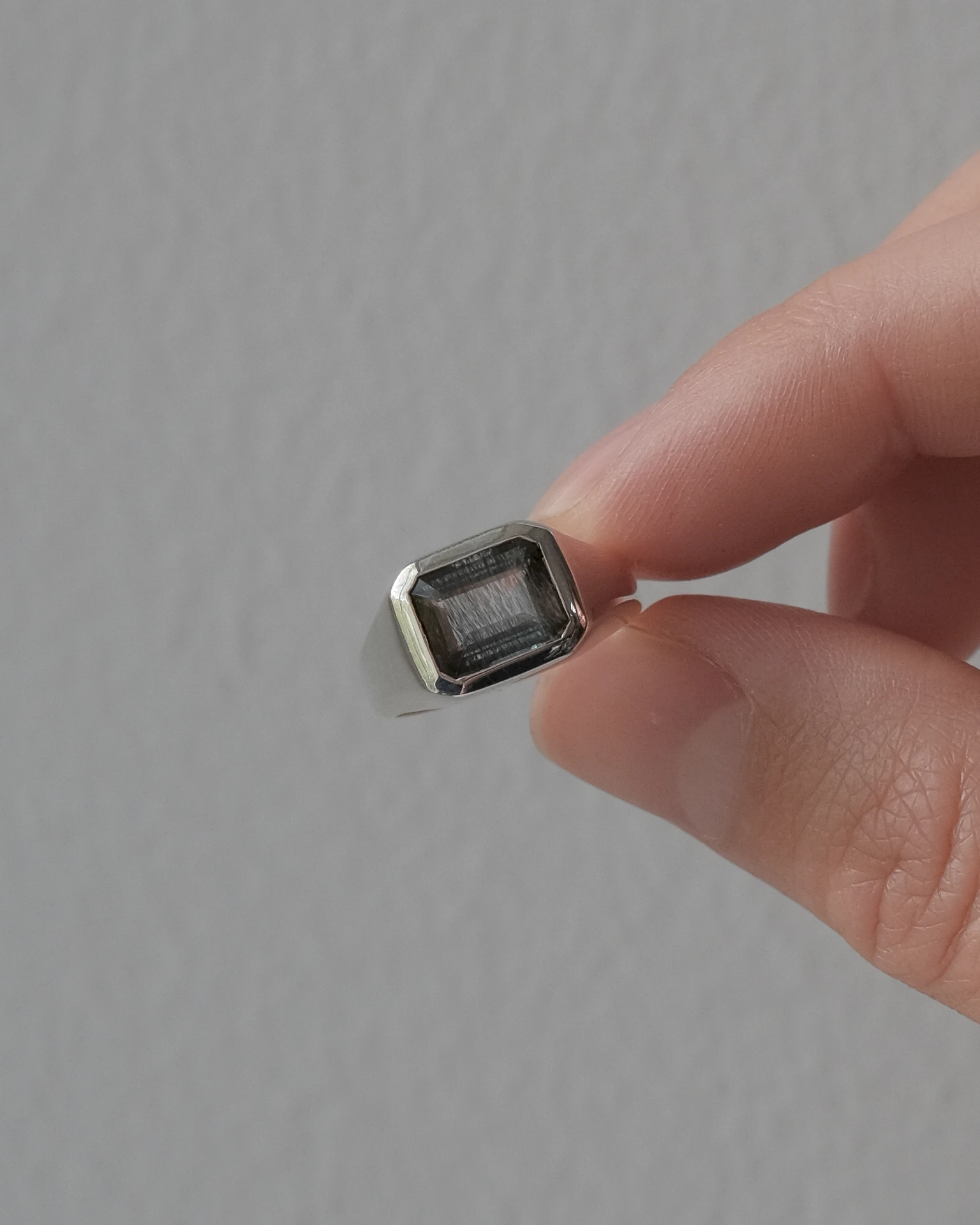 lab432 кольцо размер 15.5 (аквамарин)