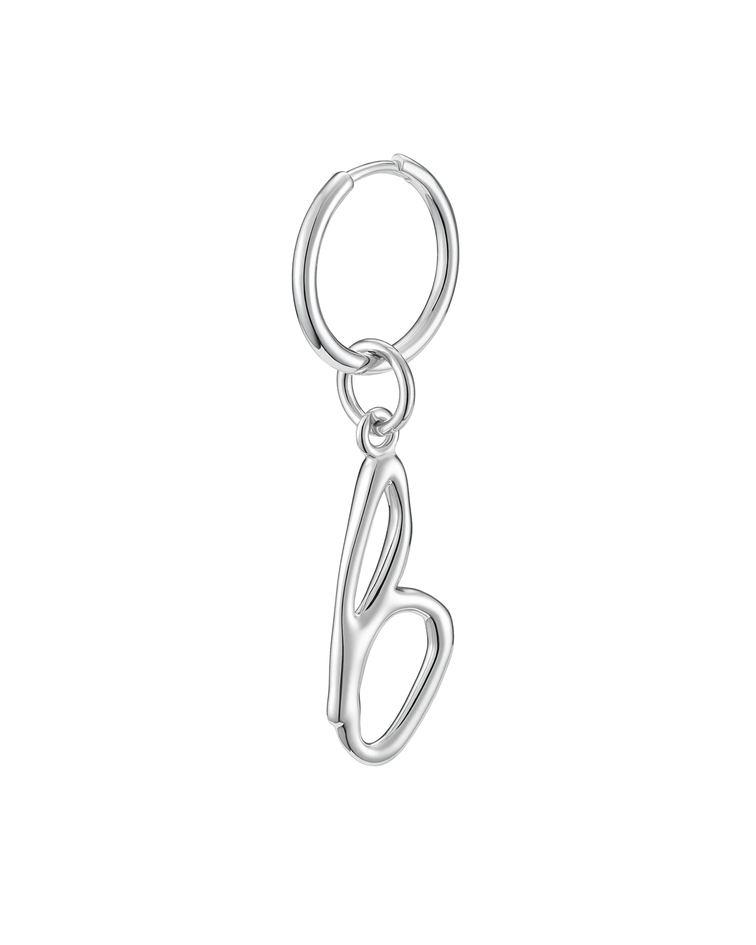 подвеска-буква b (родирование)