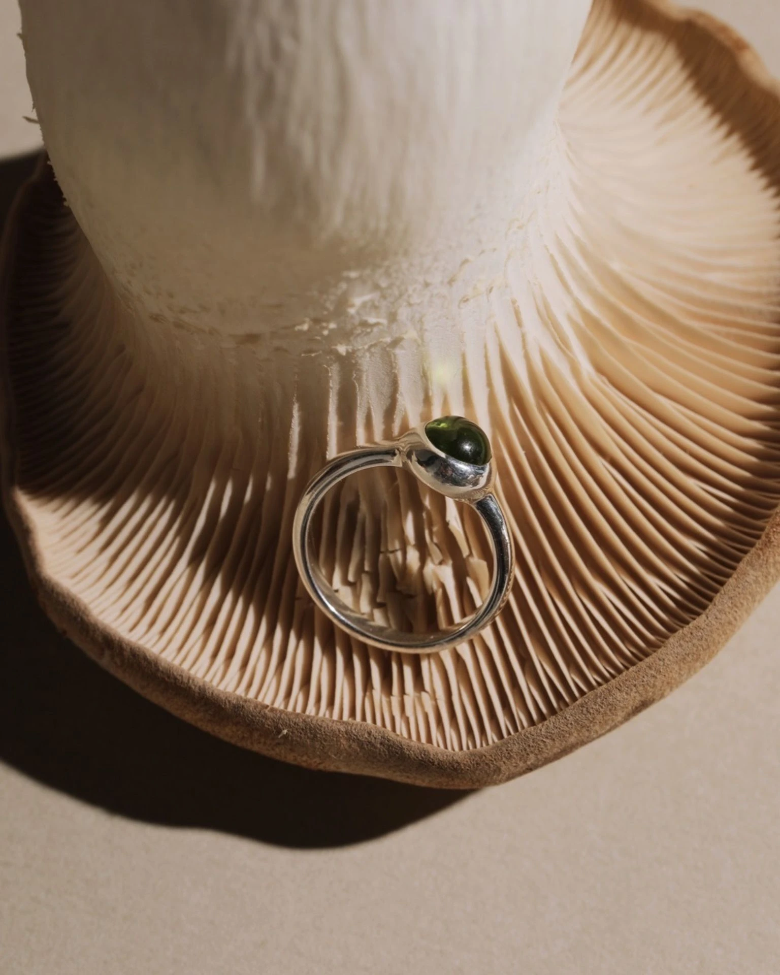 кольцо alpha с перидотом