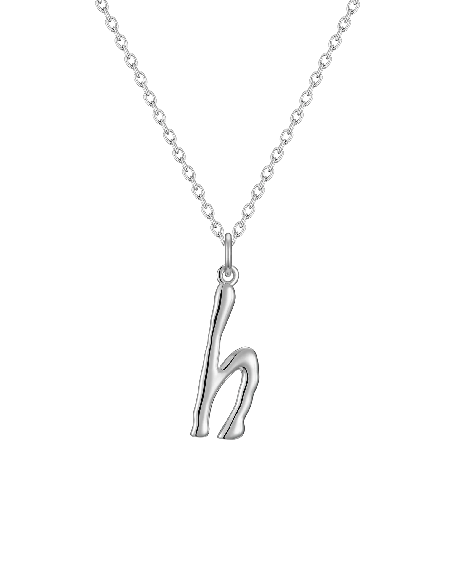 подвеска-буква h (родирование)