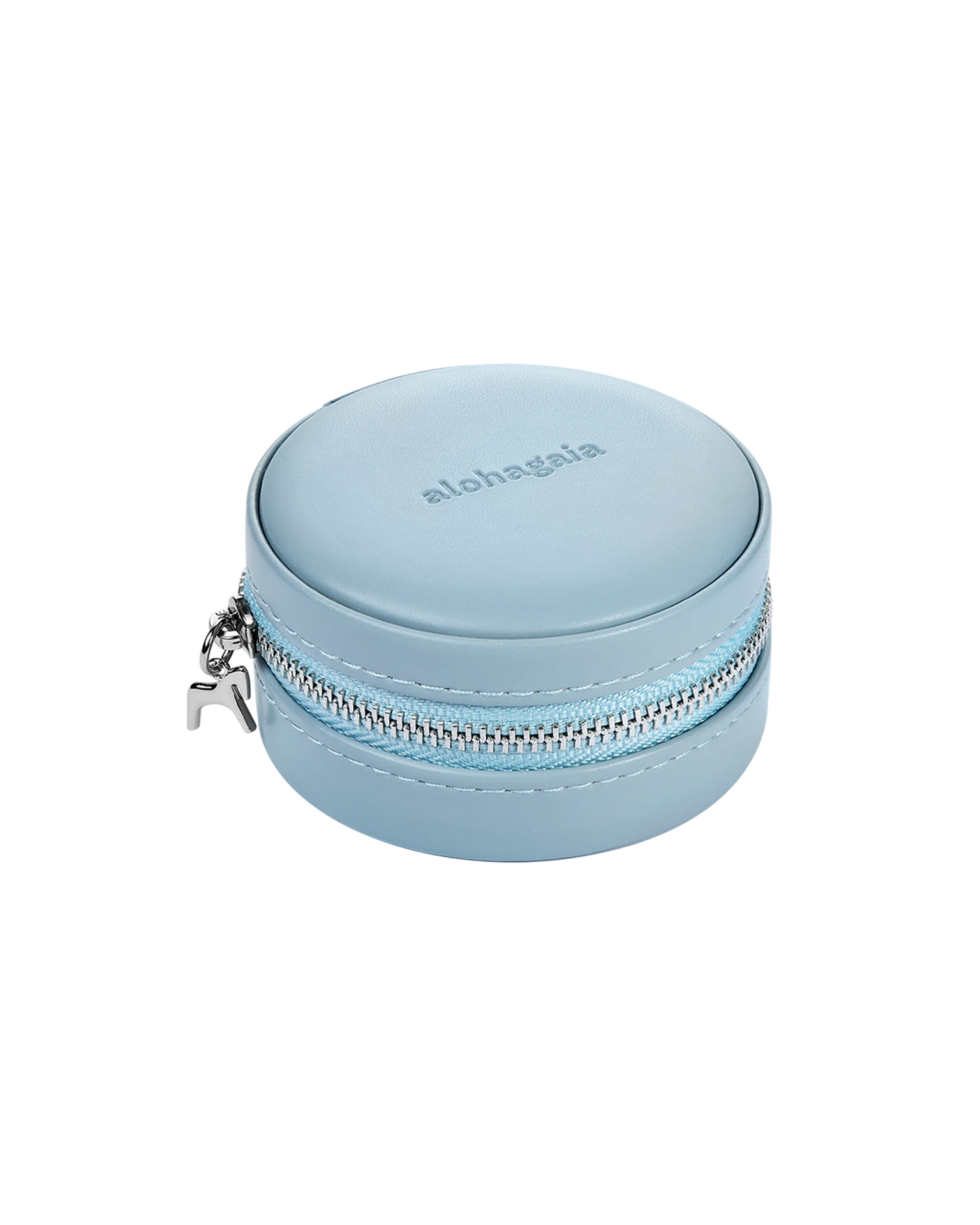 кейс для украшений голубой