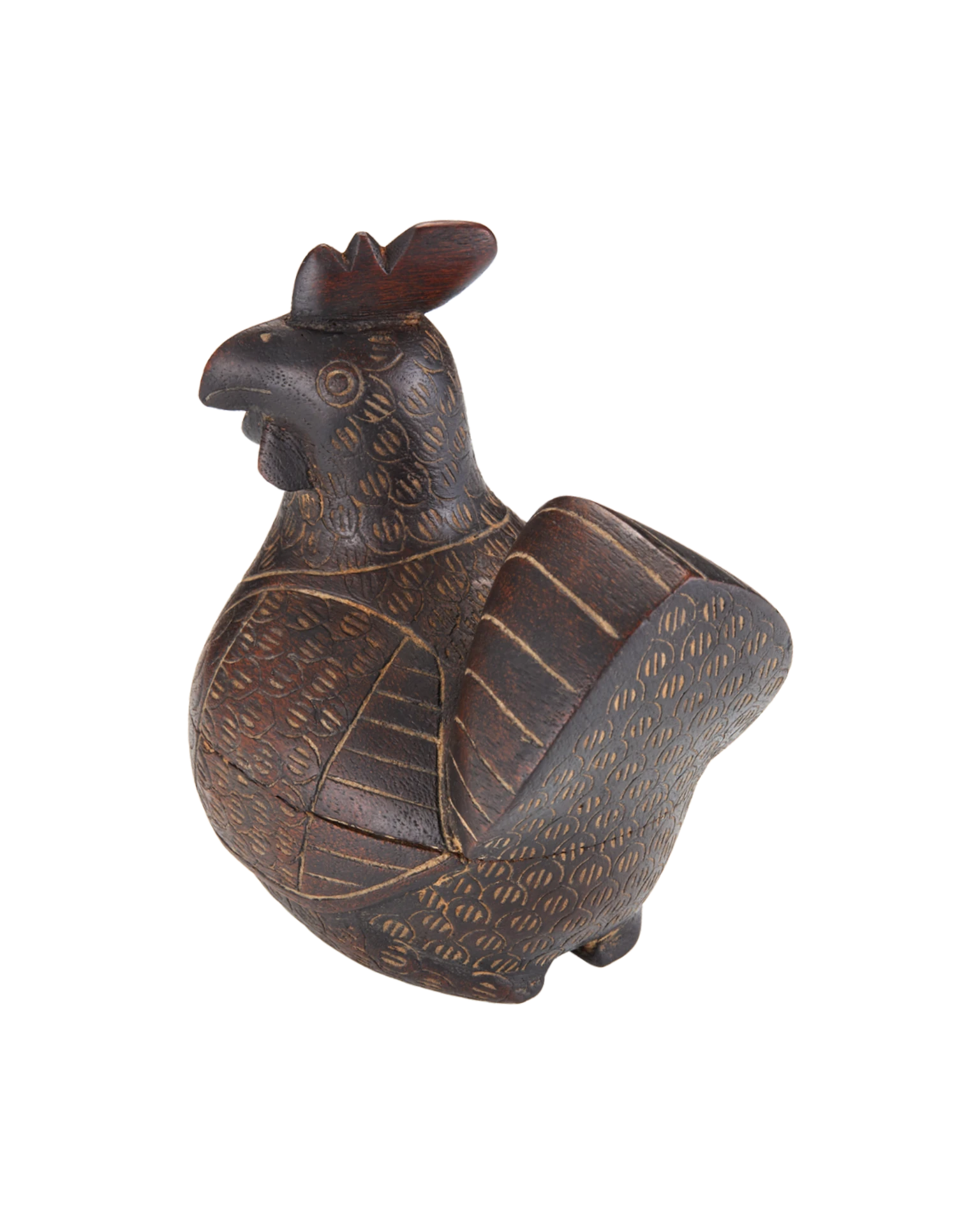 шкатулка в виде петуха