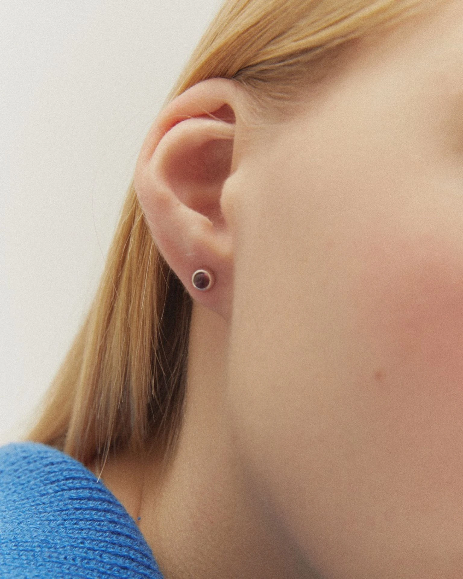 серьги beta с розовым турмалином