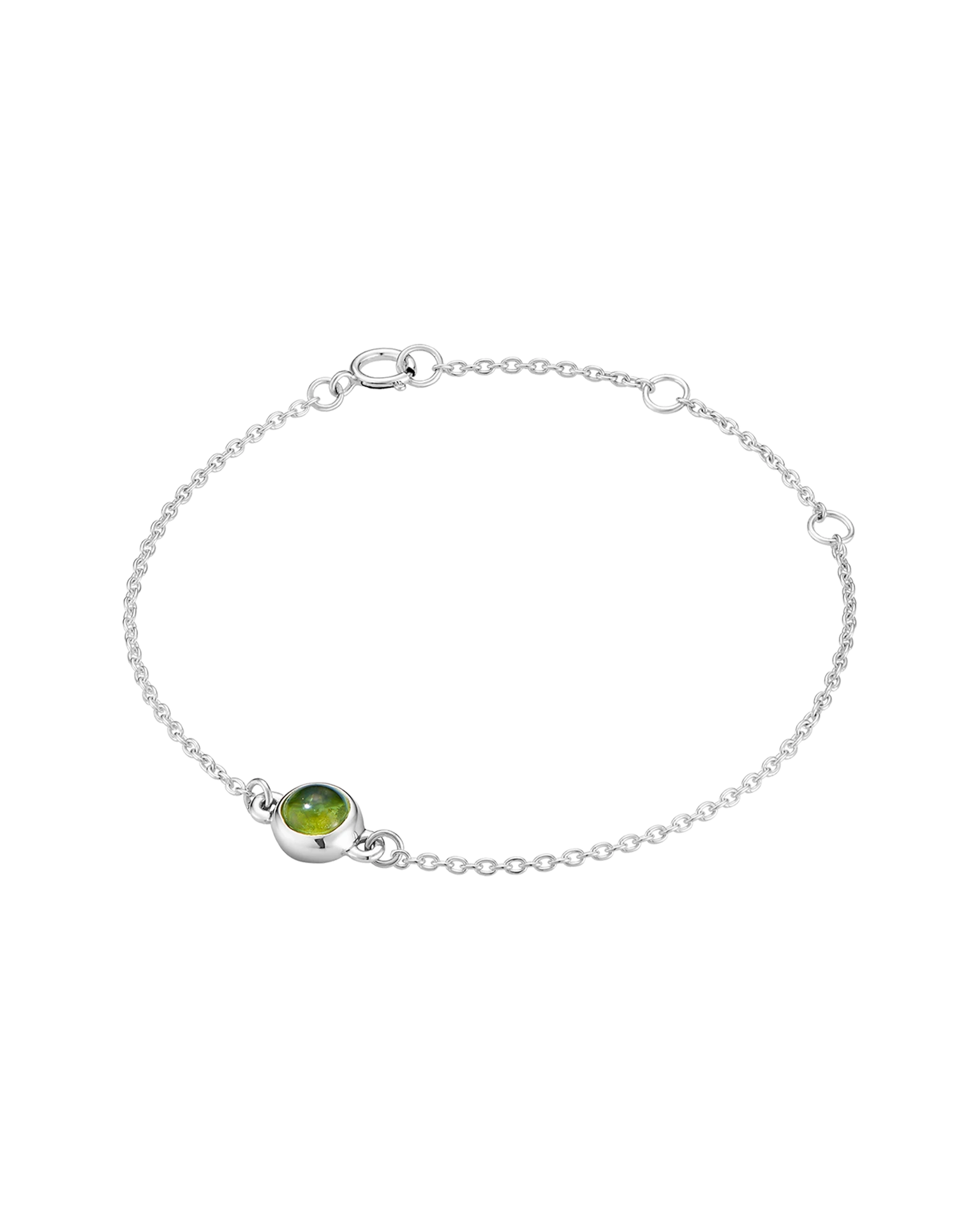 браслет alpha с перидотом (родирование)