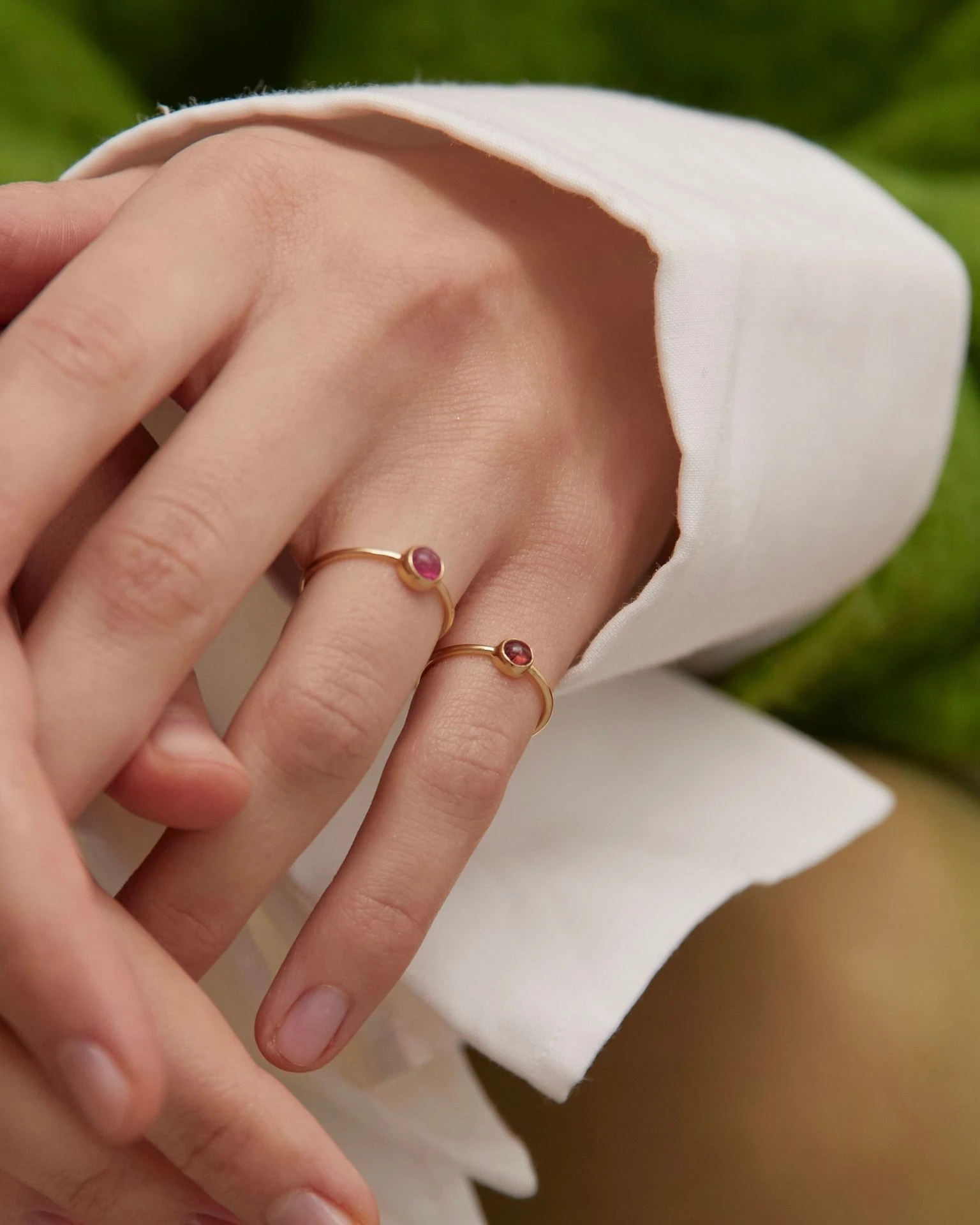 lab159 кольцо с турмалином 16 размера (лимонное золото)