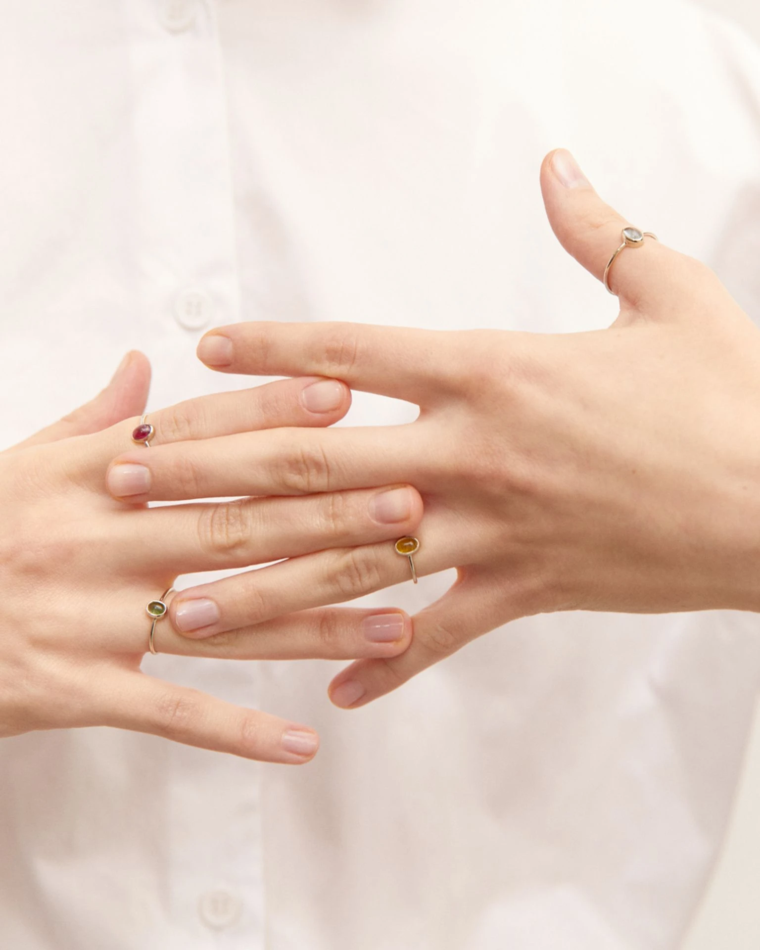 кольцо all you need с желтым турмалином (родирование)