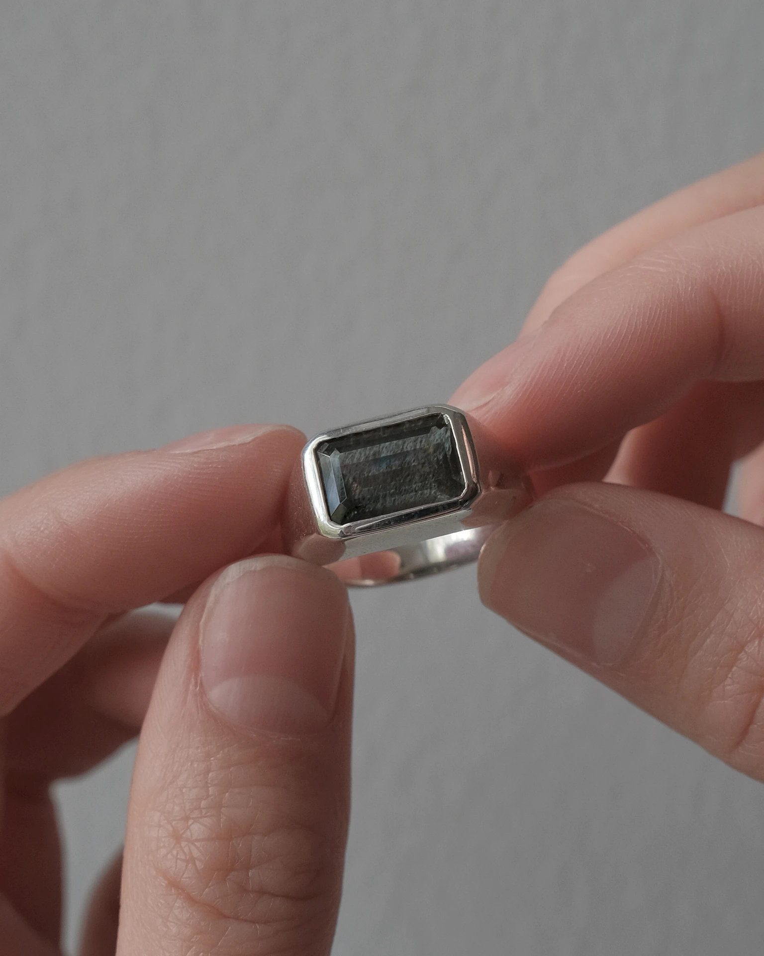 lab435 кольцо размер 18.5 (аквамарин)