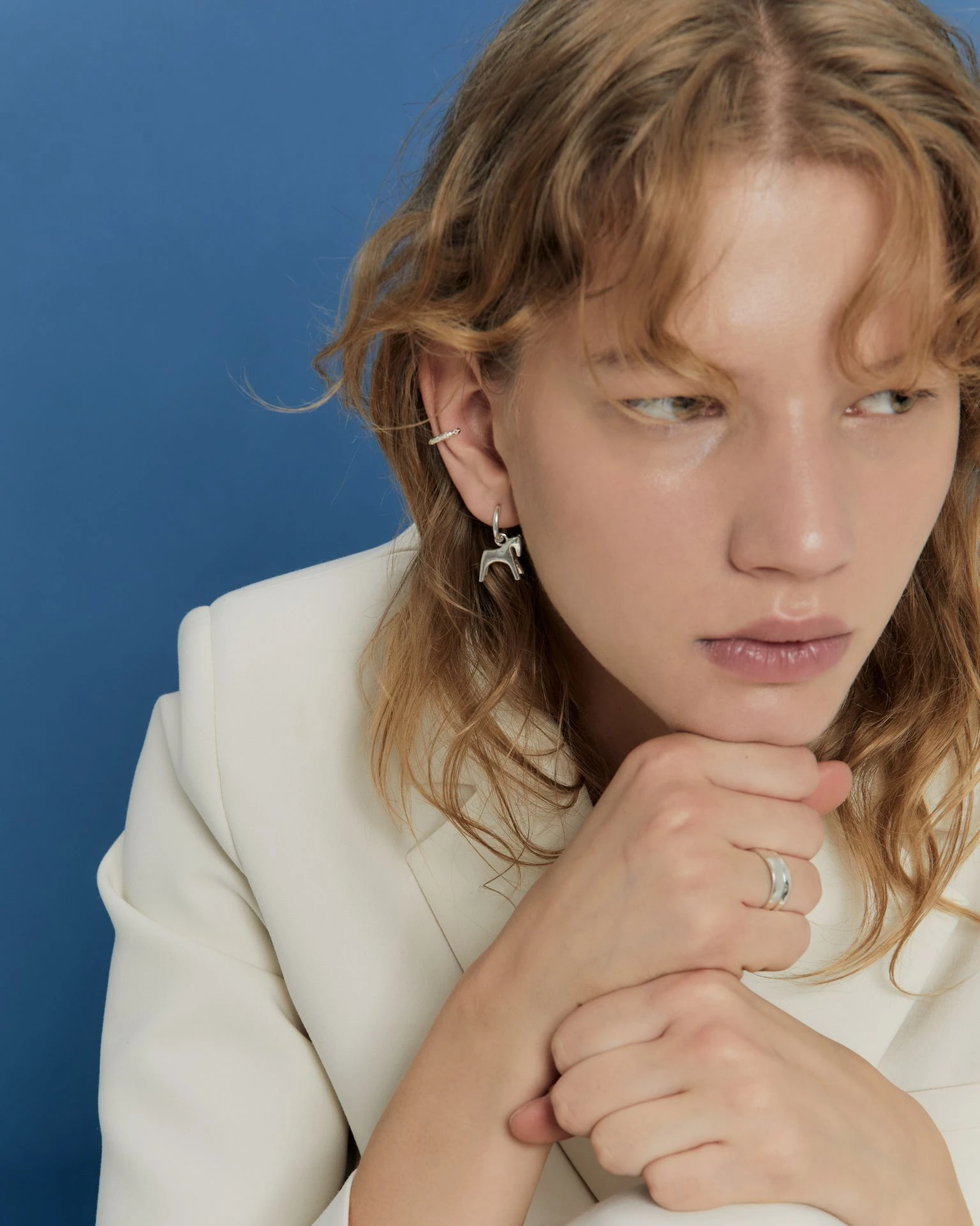 моносерьга burdo на кликере basic (s)