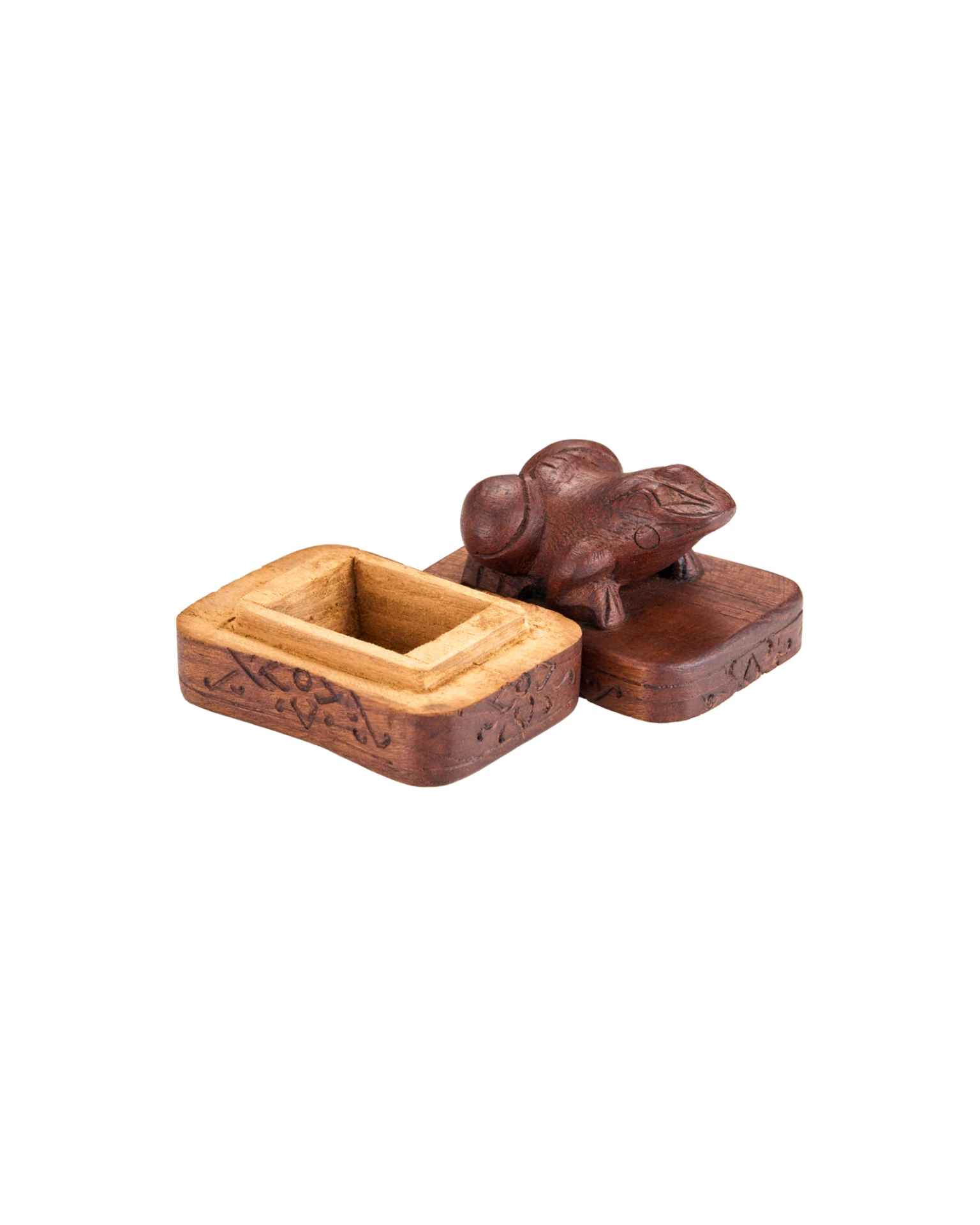 шкатулка в виде лягушки