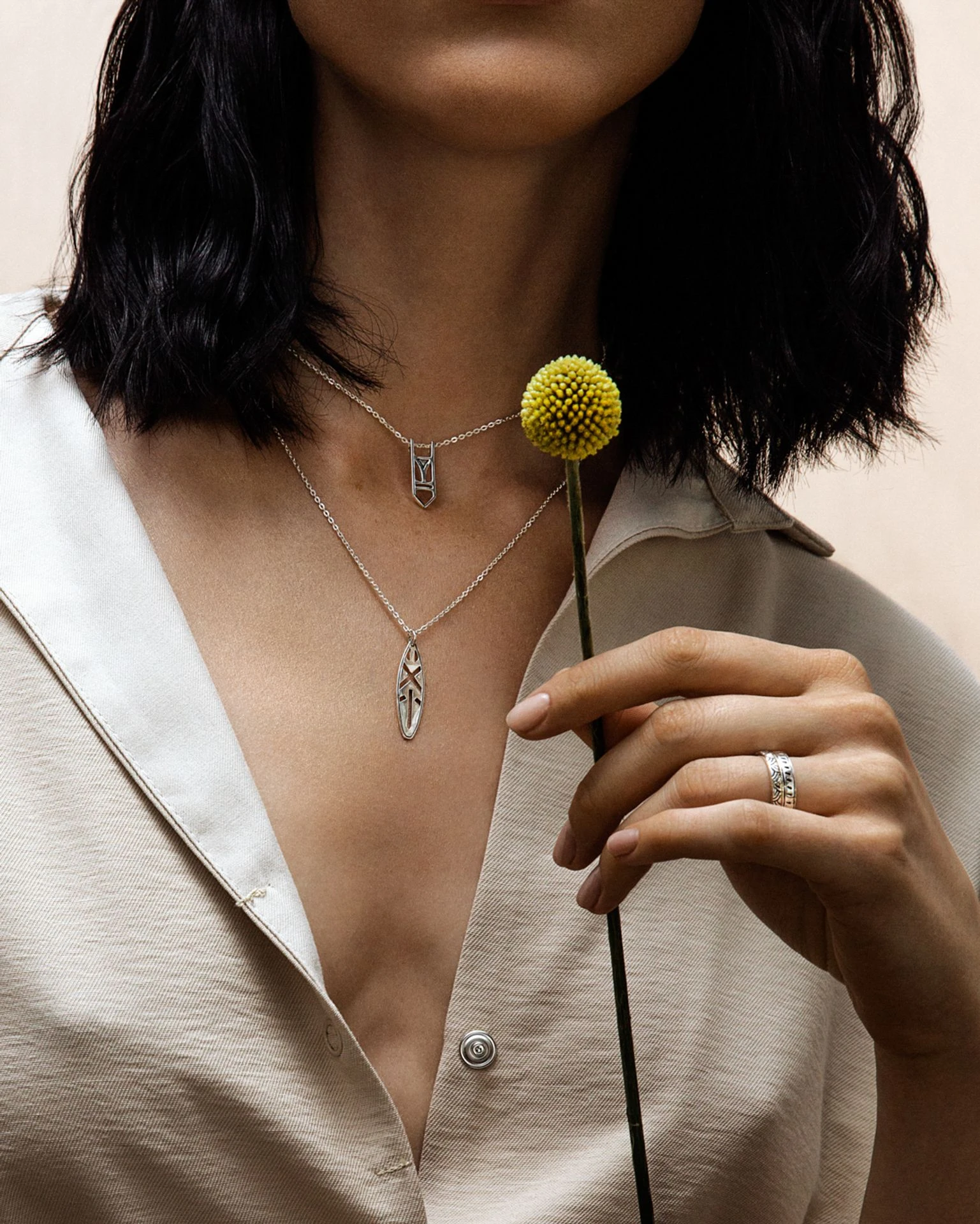 подвеска tiki на цепочке