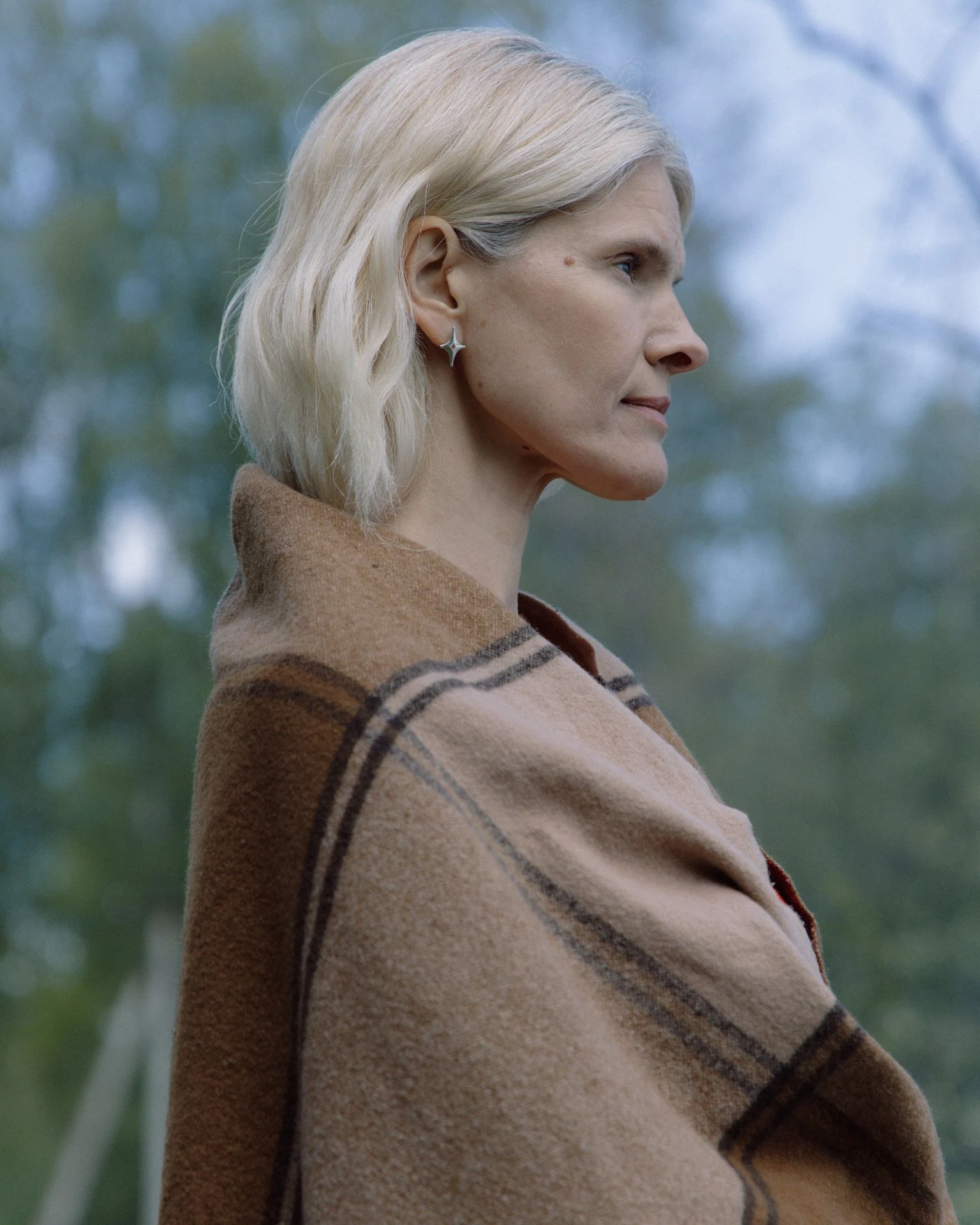 моносерьга meri (родирование)