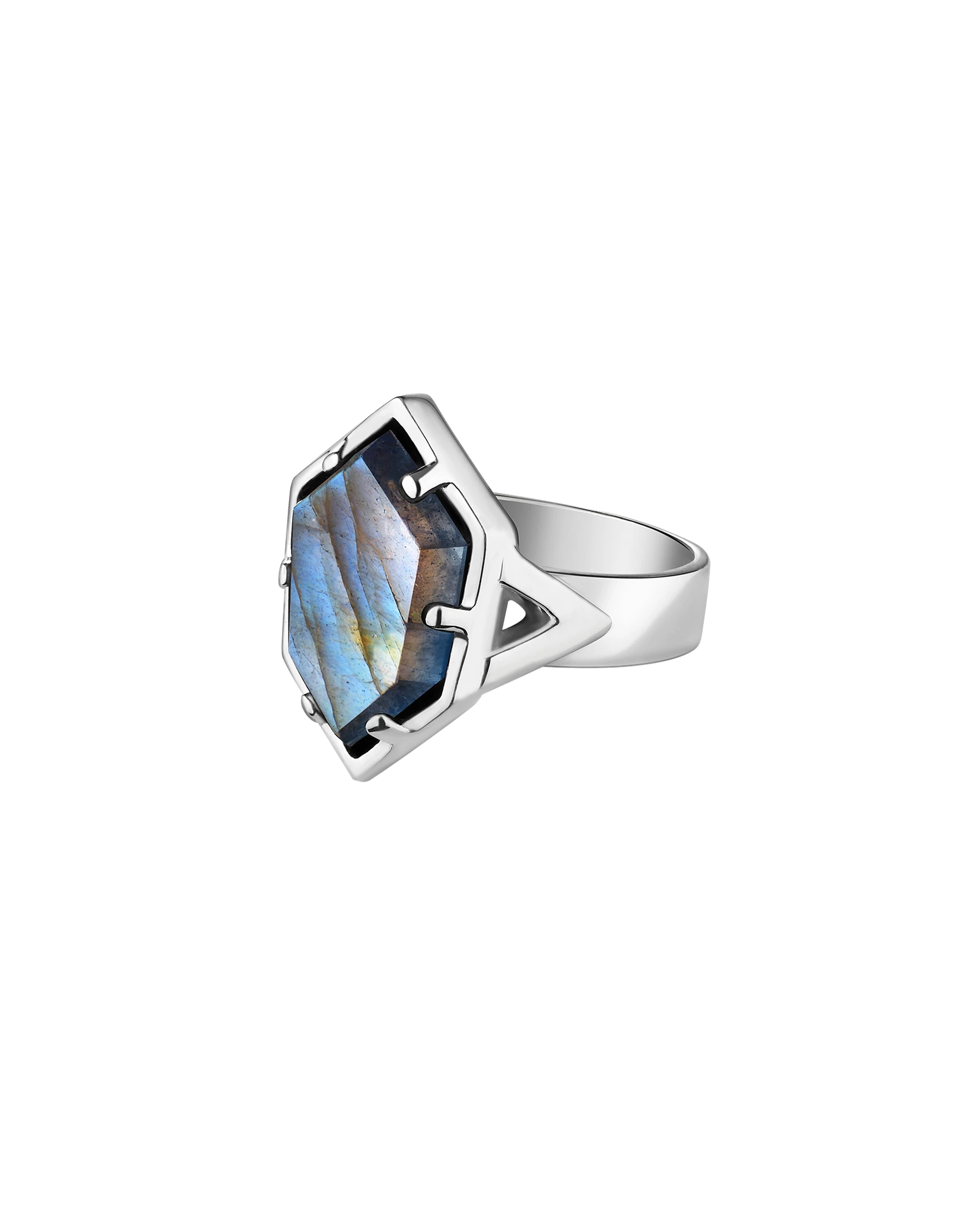 кольцо honu с лабрадоритом