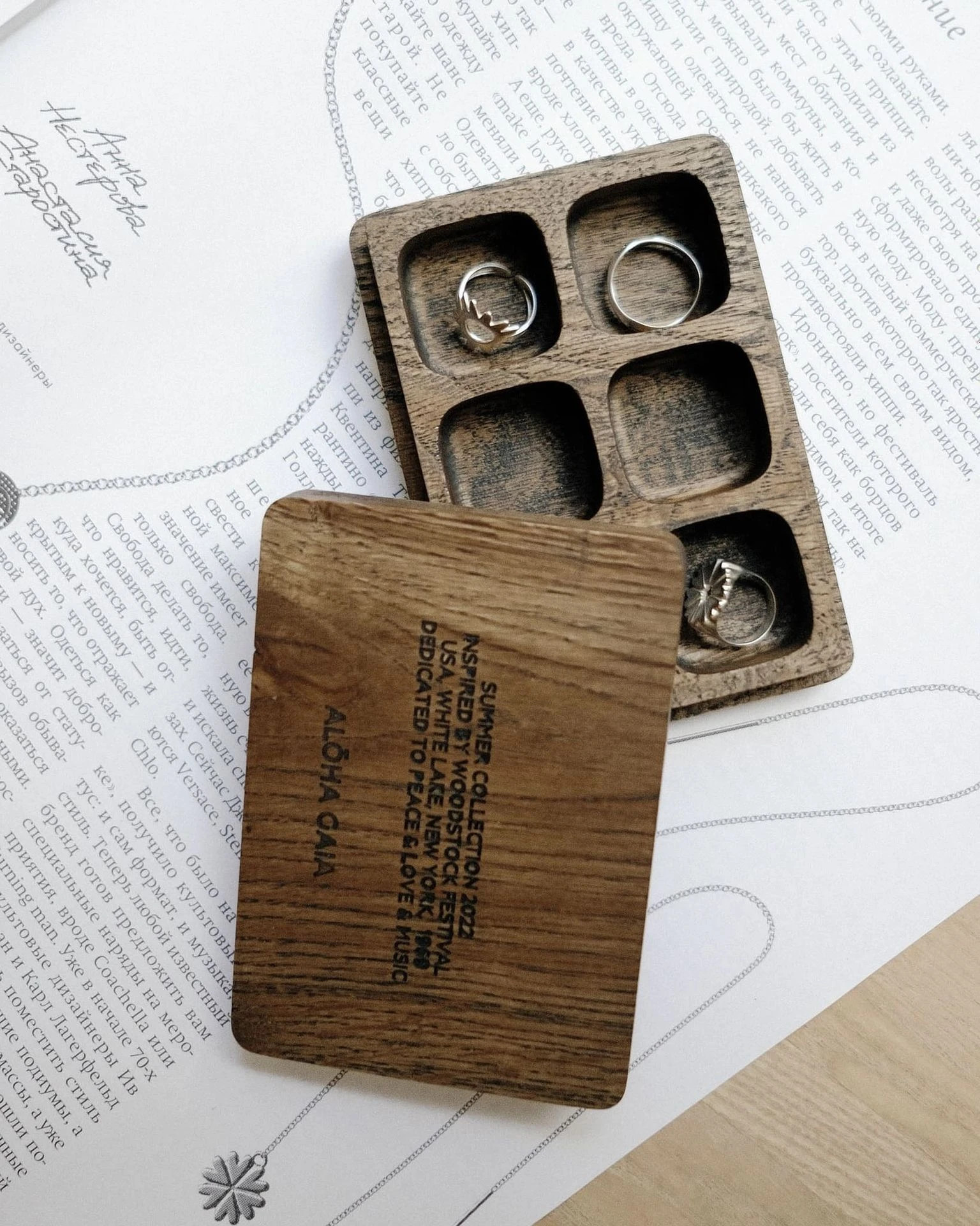 шкатулка из дуба woodstock