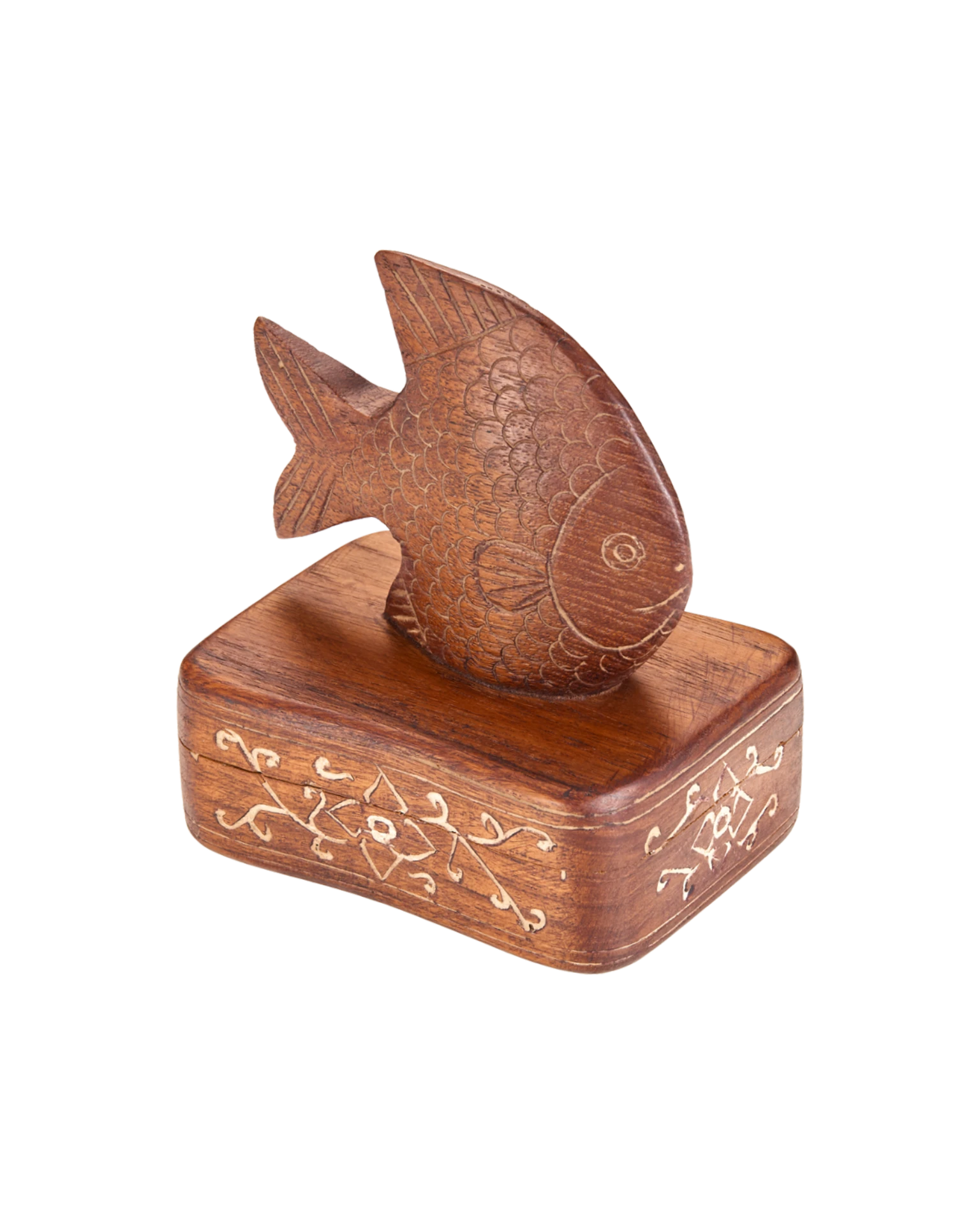 шкатулка в виде рыбки