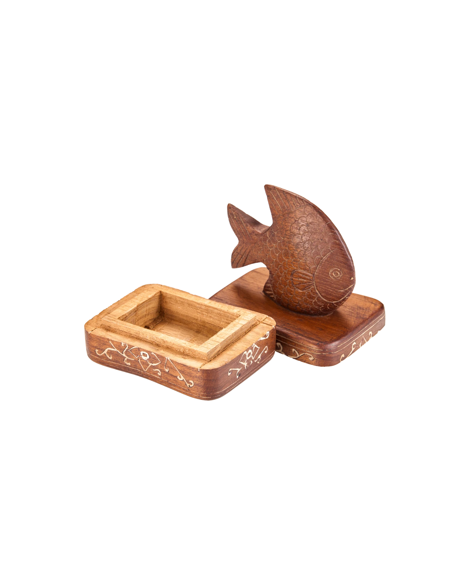 шкатулка в виде рыбки