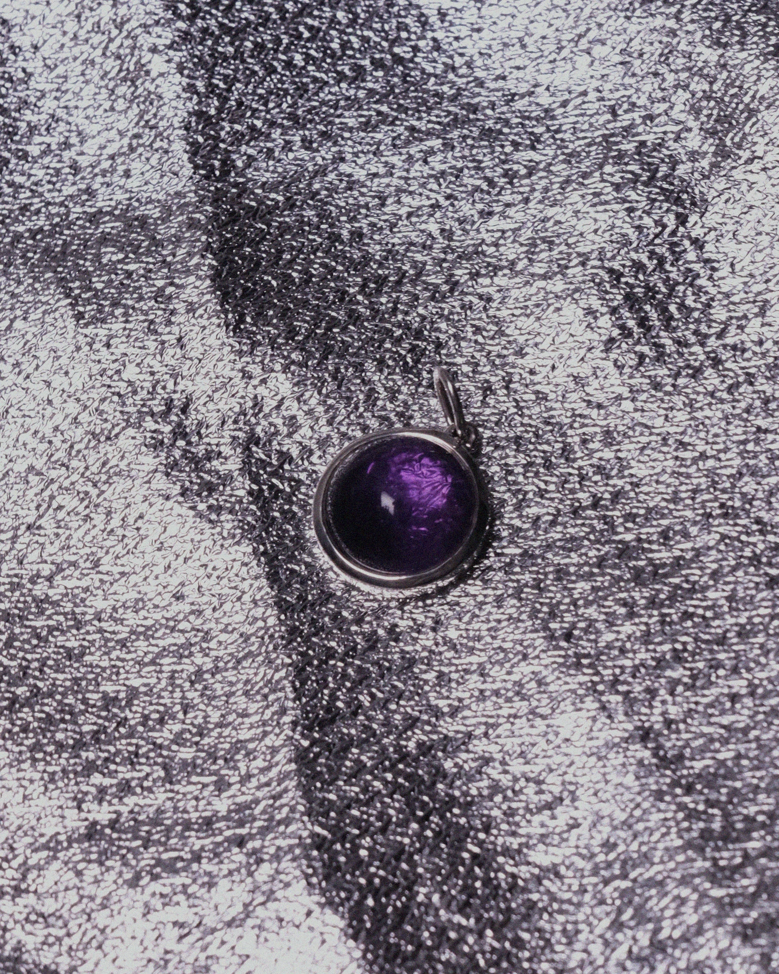 подвеска cabo с аметистом на цепочке 45-50 см