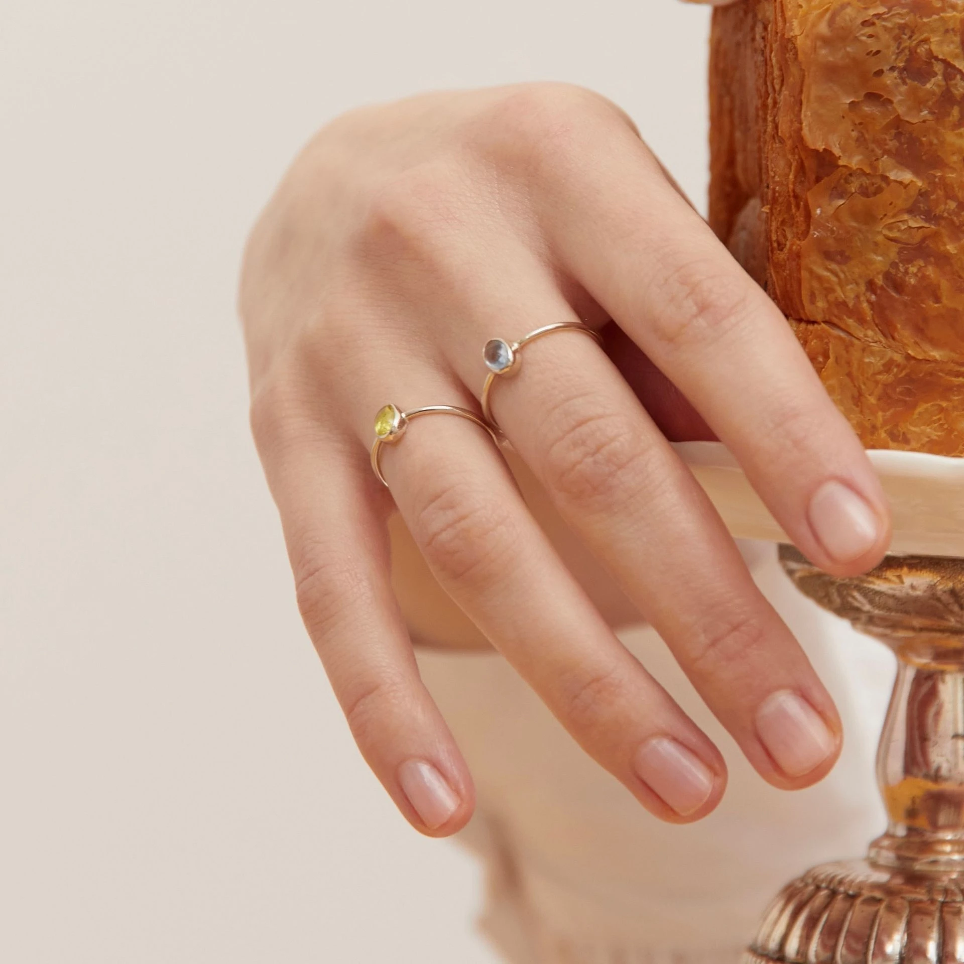 lab177 кольцо с турмалином 17.5 размера (белое золото)