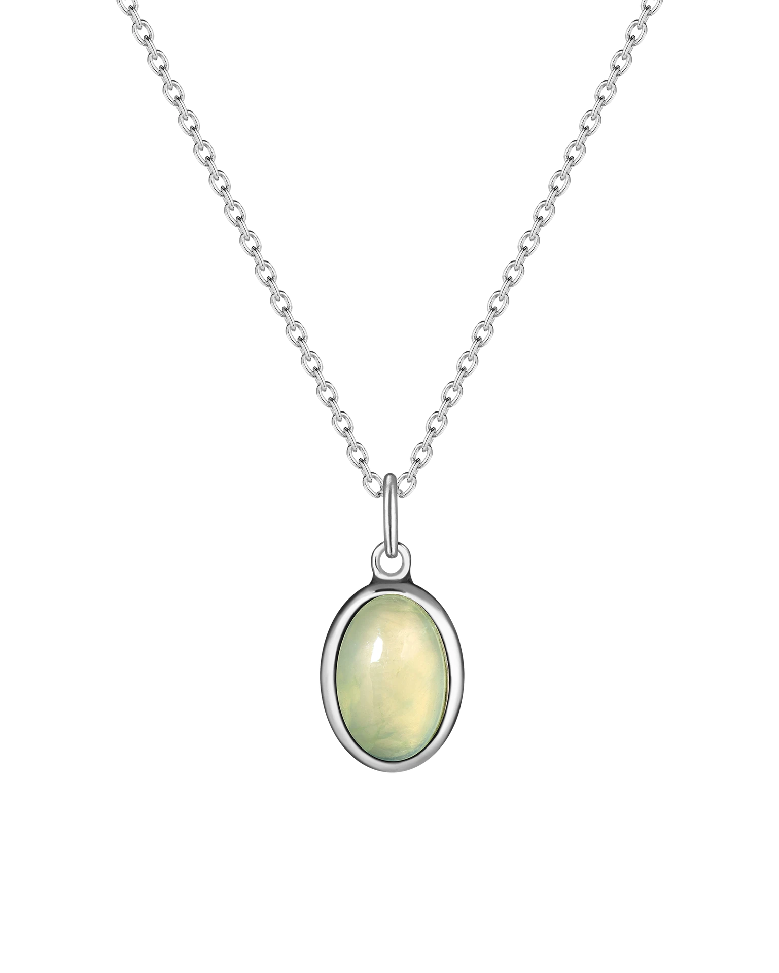 подвеска omega с пренитом на цепочке 45-50 см