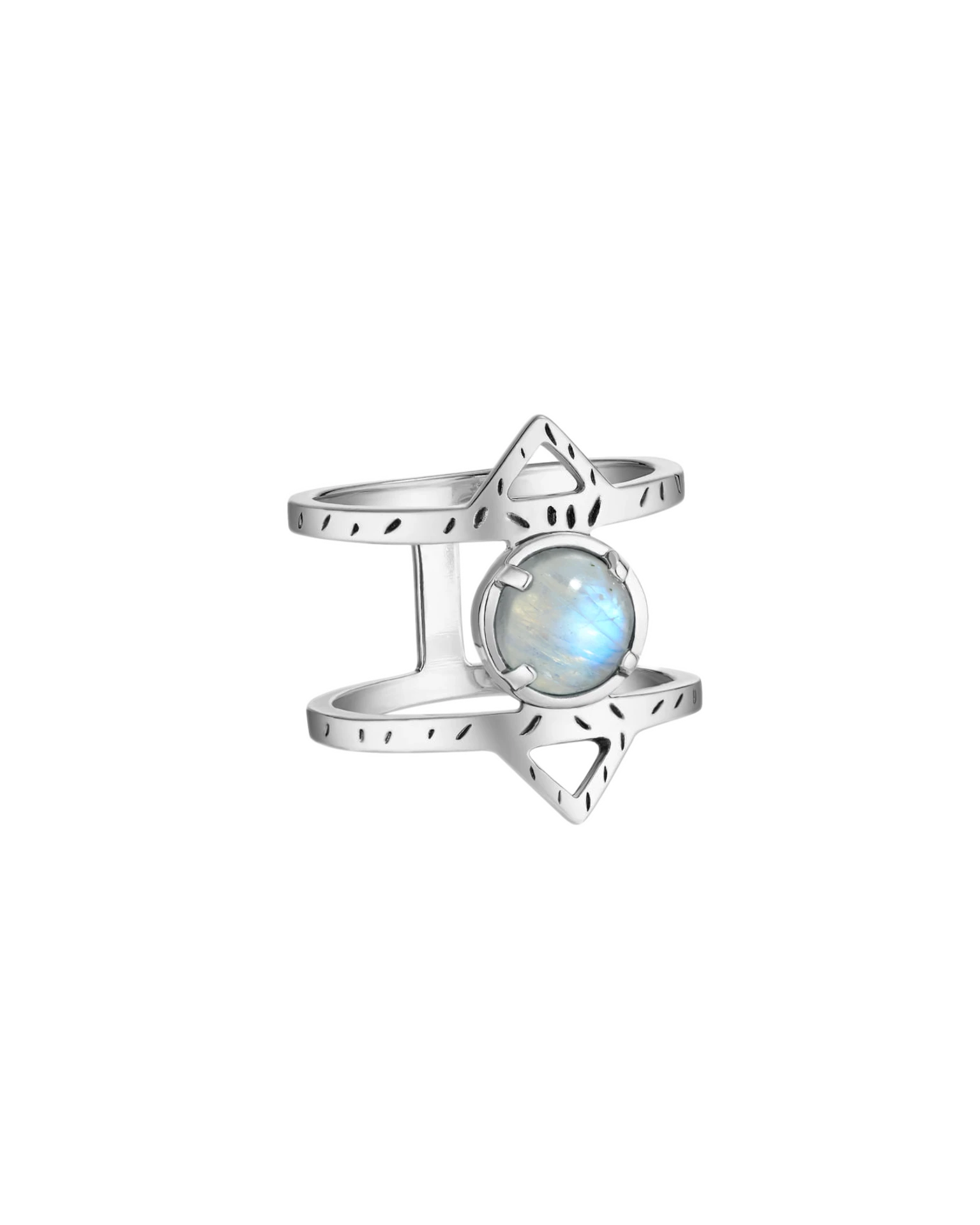 кольцо athena с лунным камнем