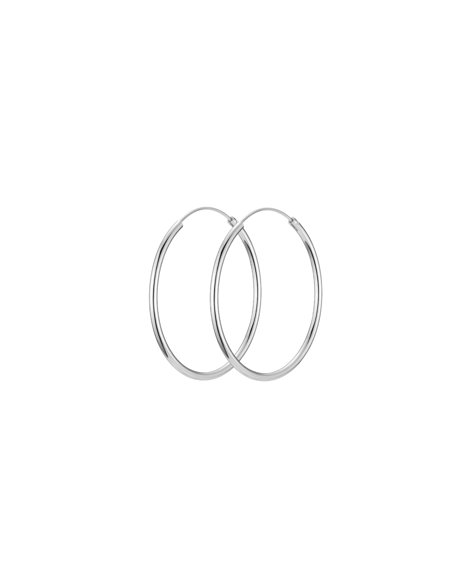 серьги конго 40 мм (родирование)