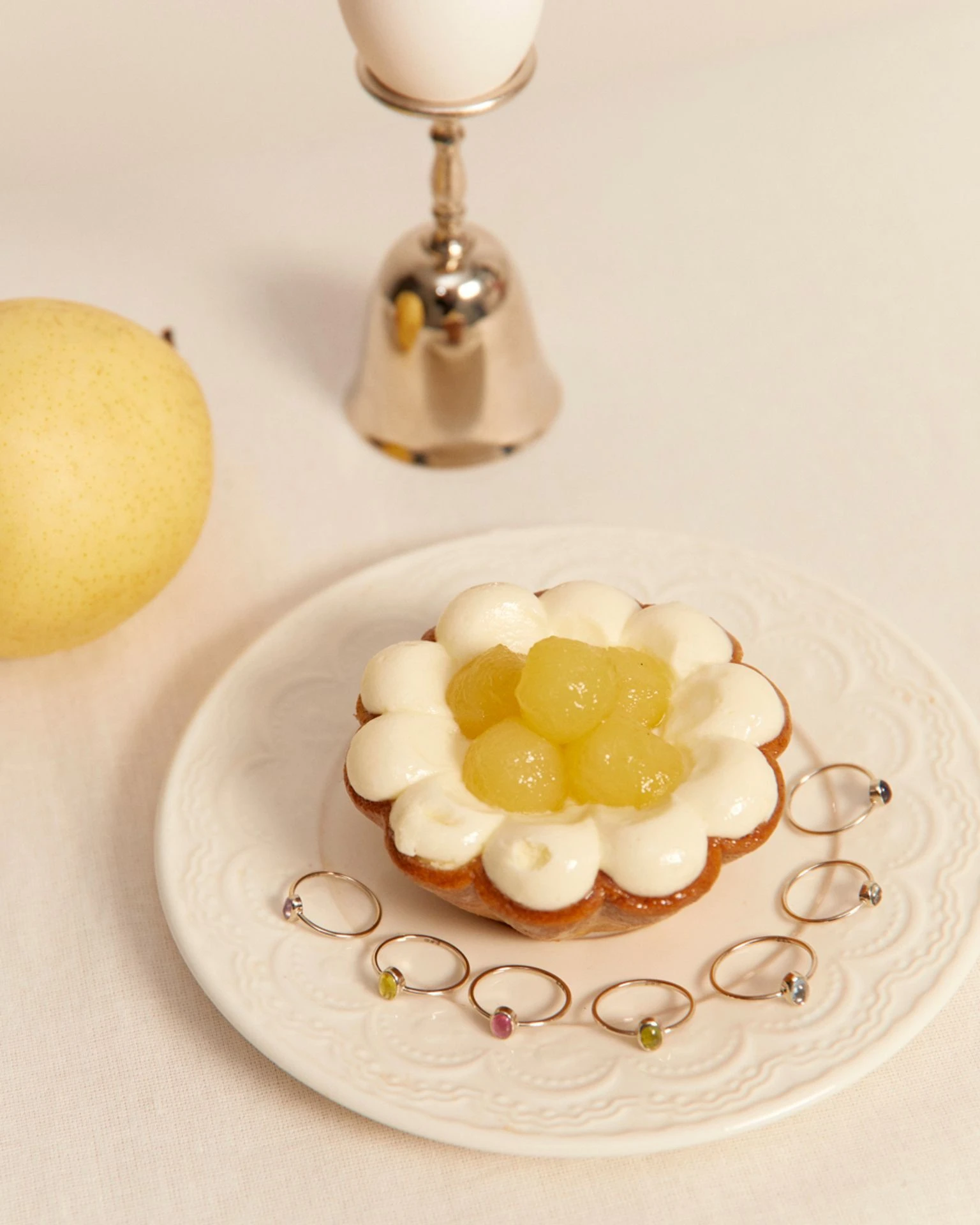 кольцо all you need с перидотом (родирование)