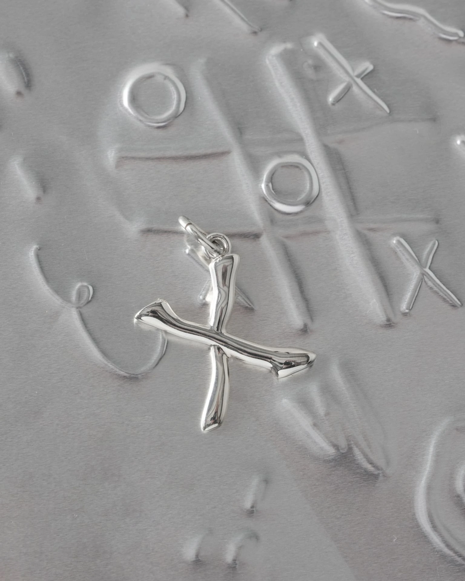 подвеска-буква x (родирование)