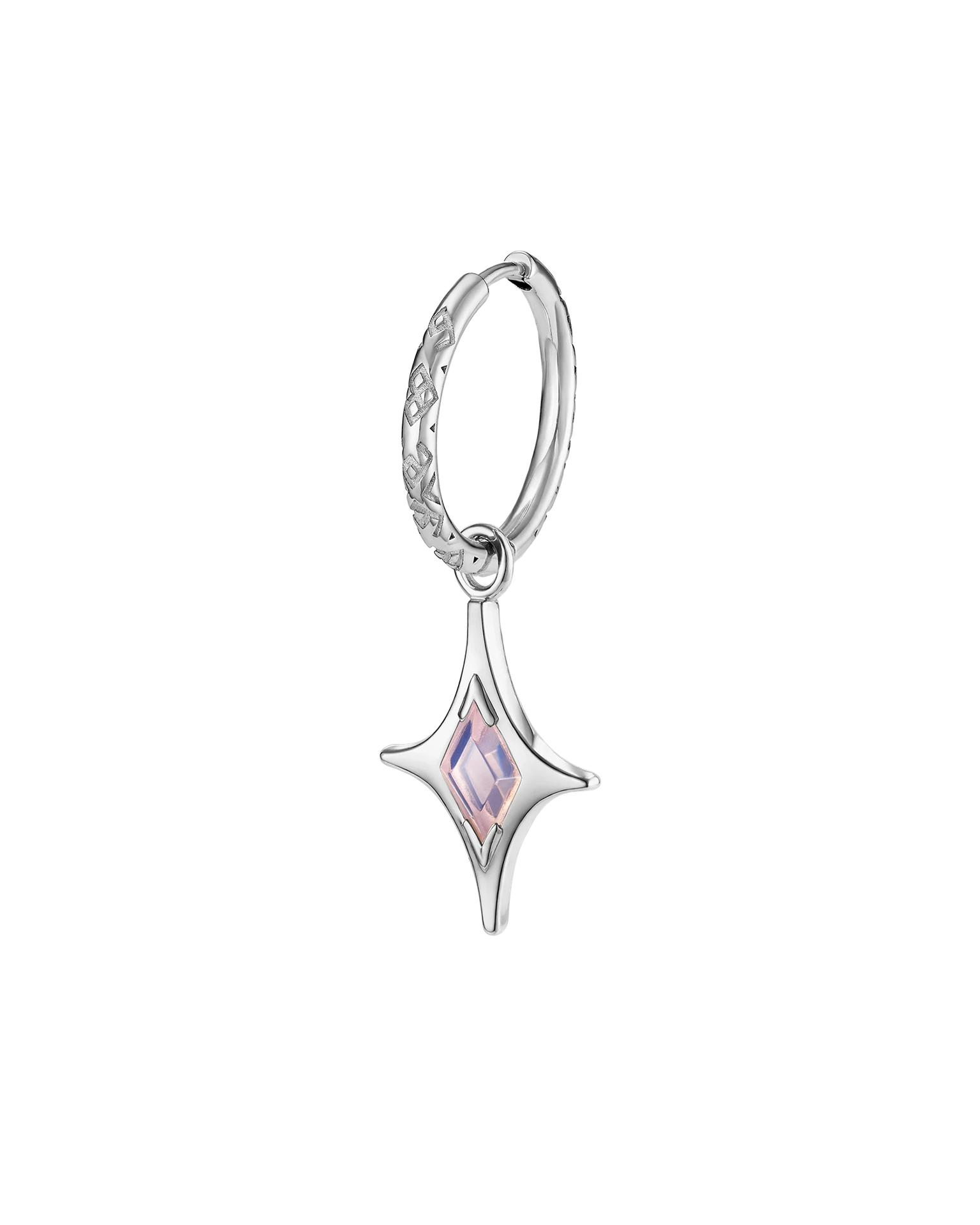 шарм mar с розовым опалом на кликере armas