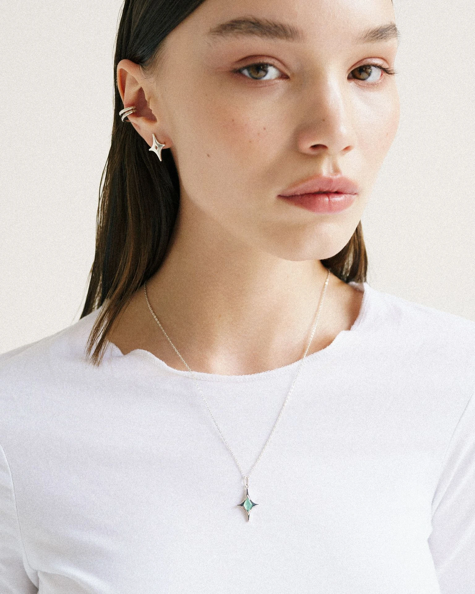 моносерьга meri (родирование)