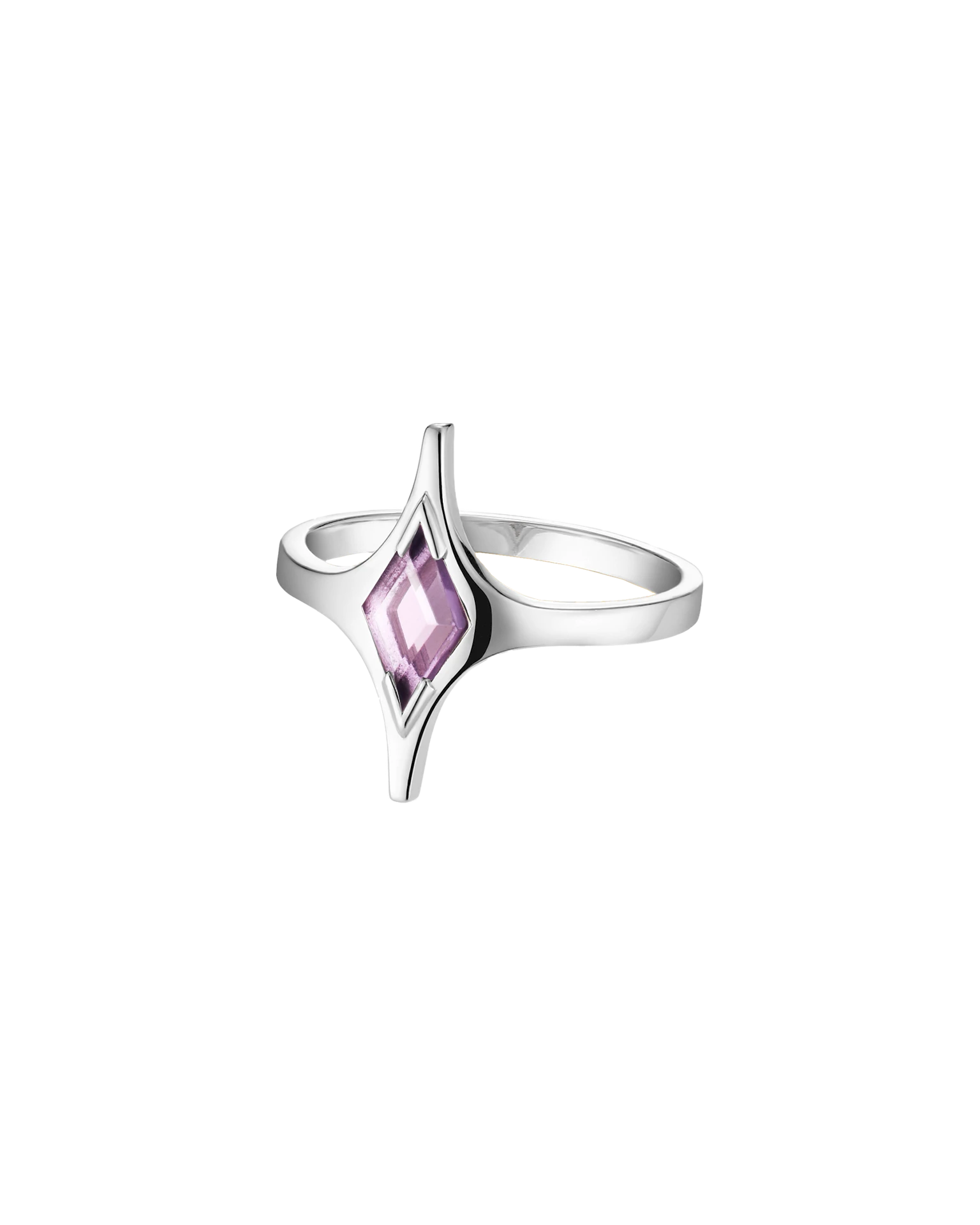 кольцо mar с аметистом (родирование)