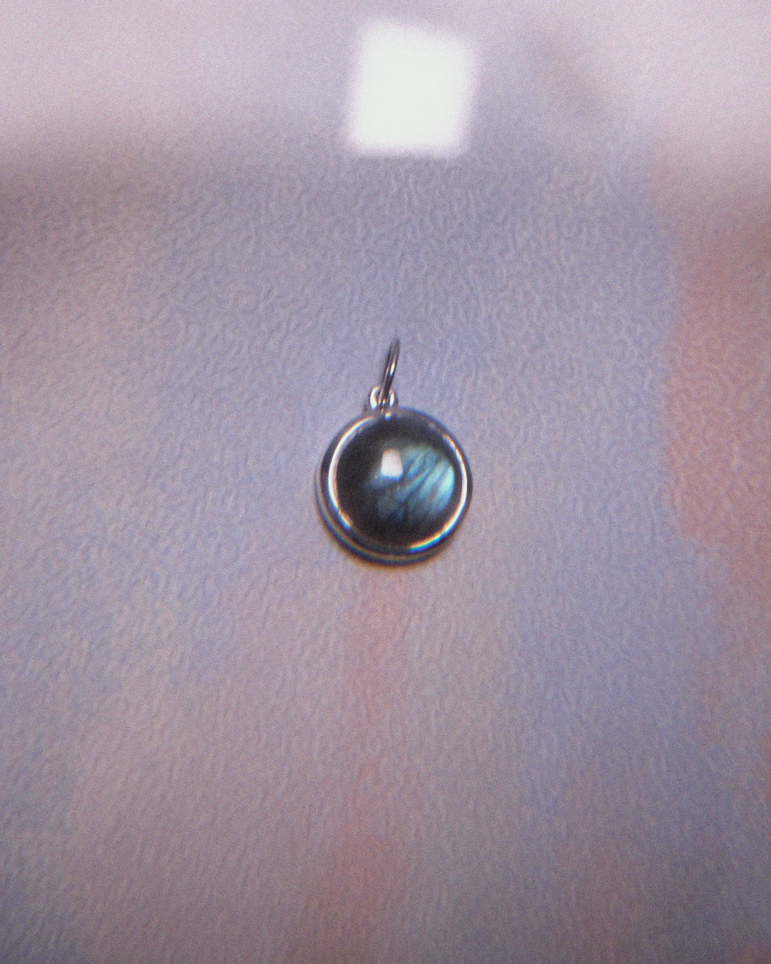 подвеска cabo с лабрадоритом на цепочке 45-50 см