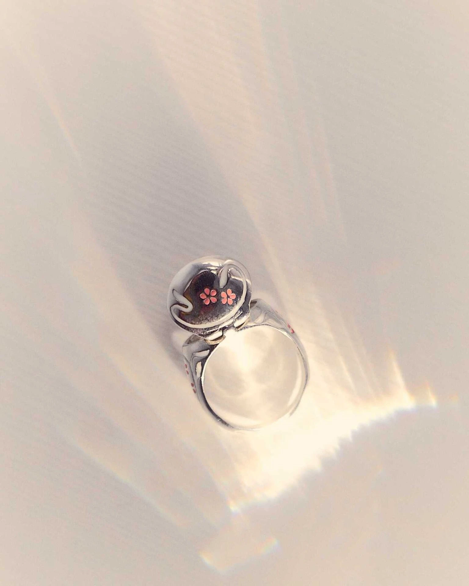 кольцо secret locket (сакура)