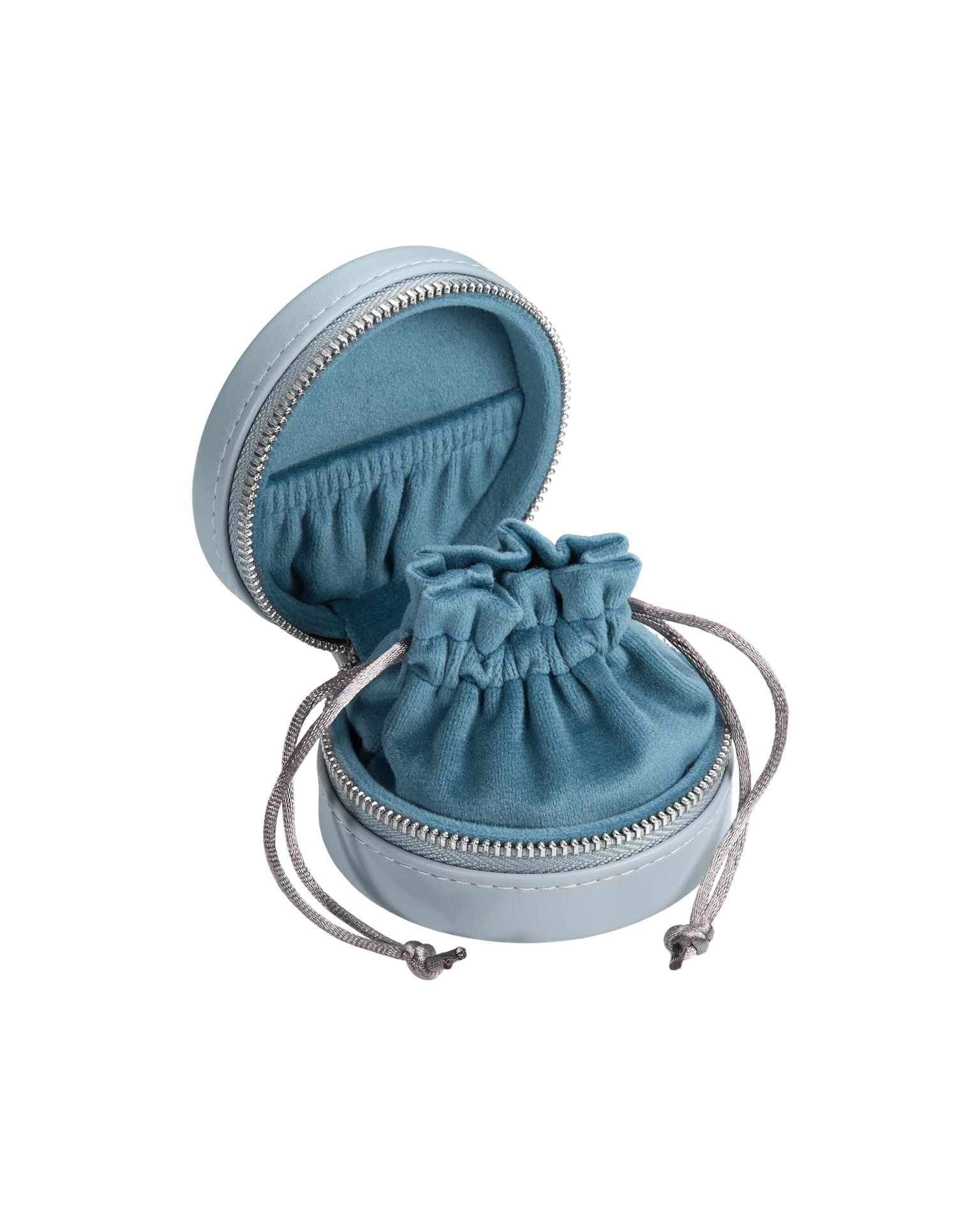 кейс для украшений голубой