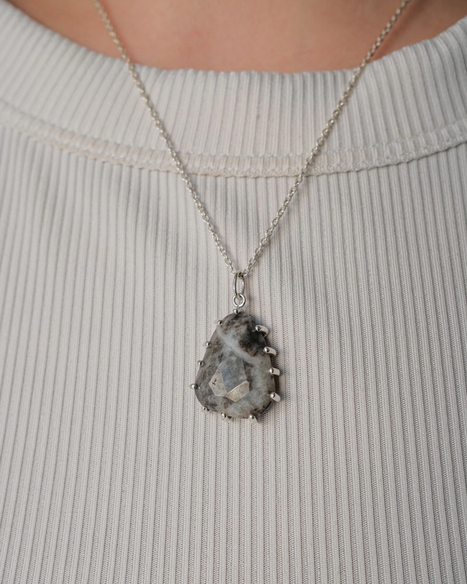 подвеска silent shore (амазонит)