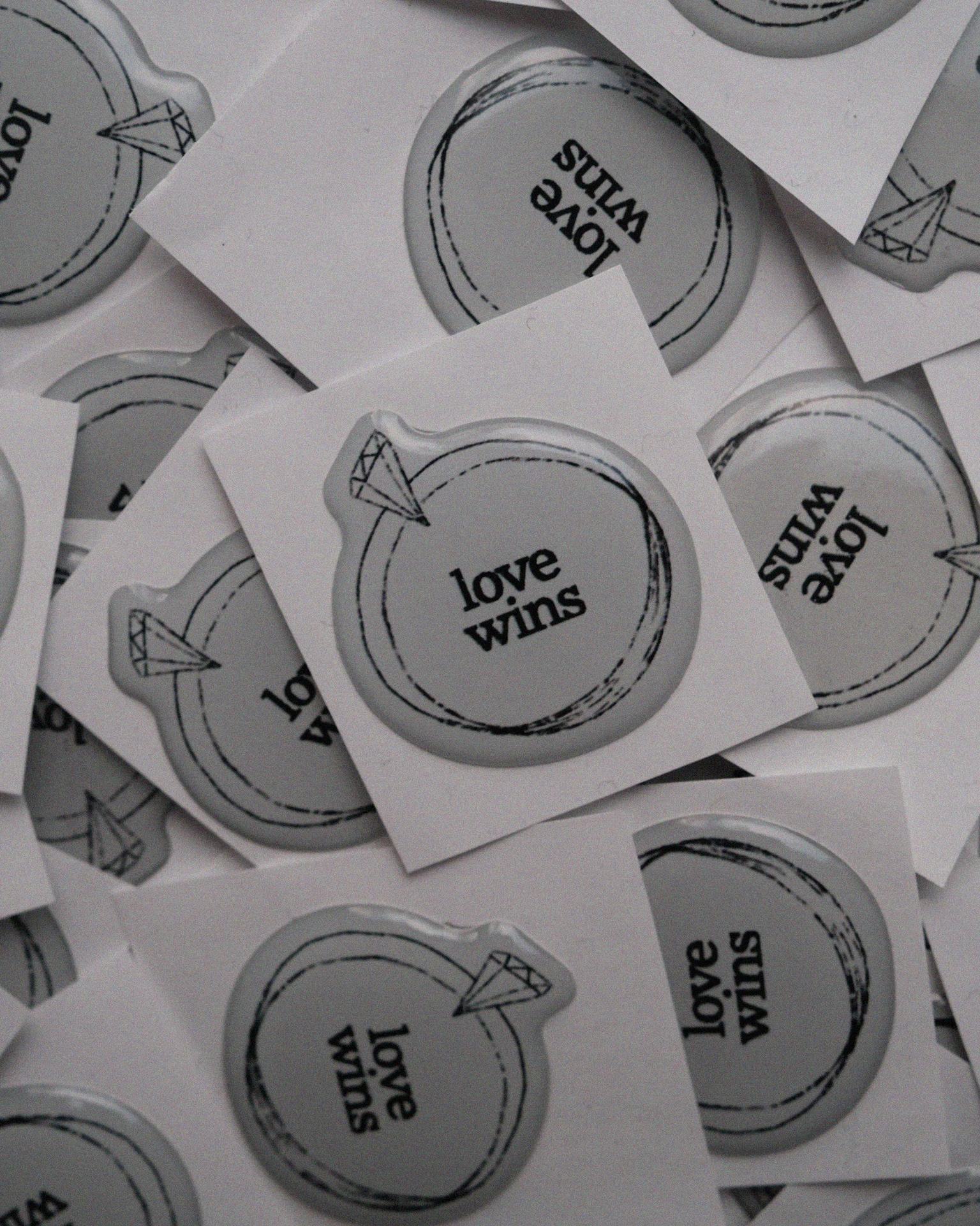 объемный стикер ring