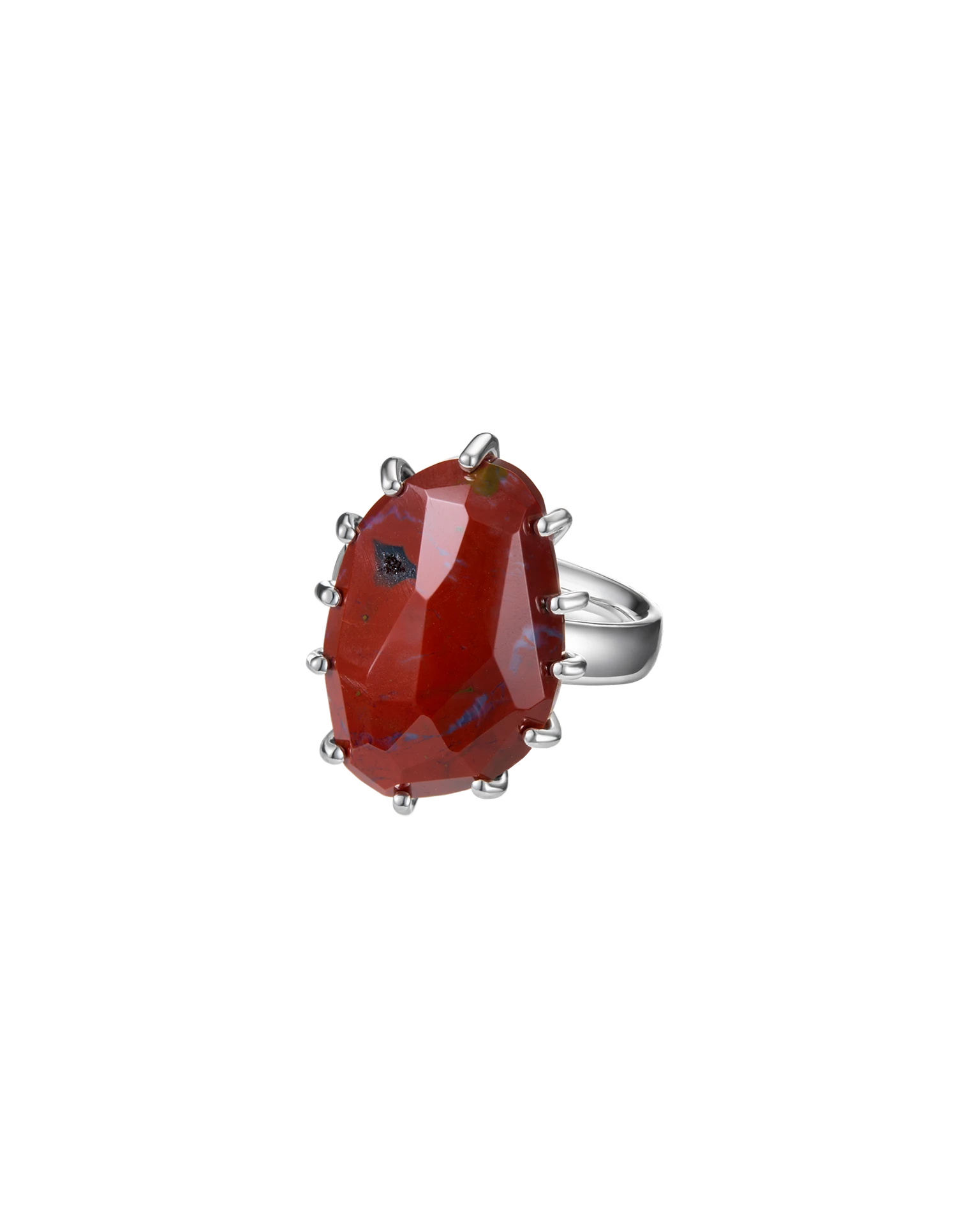 кольцо ocean bloom 17.0 размер (яшма)