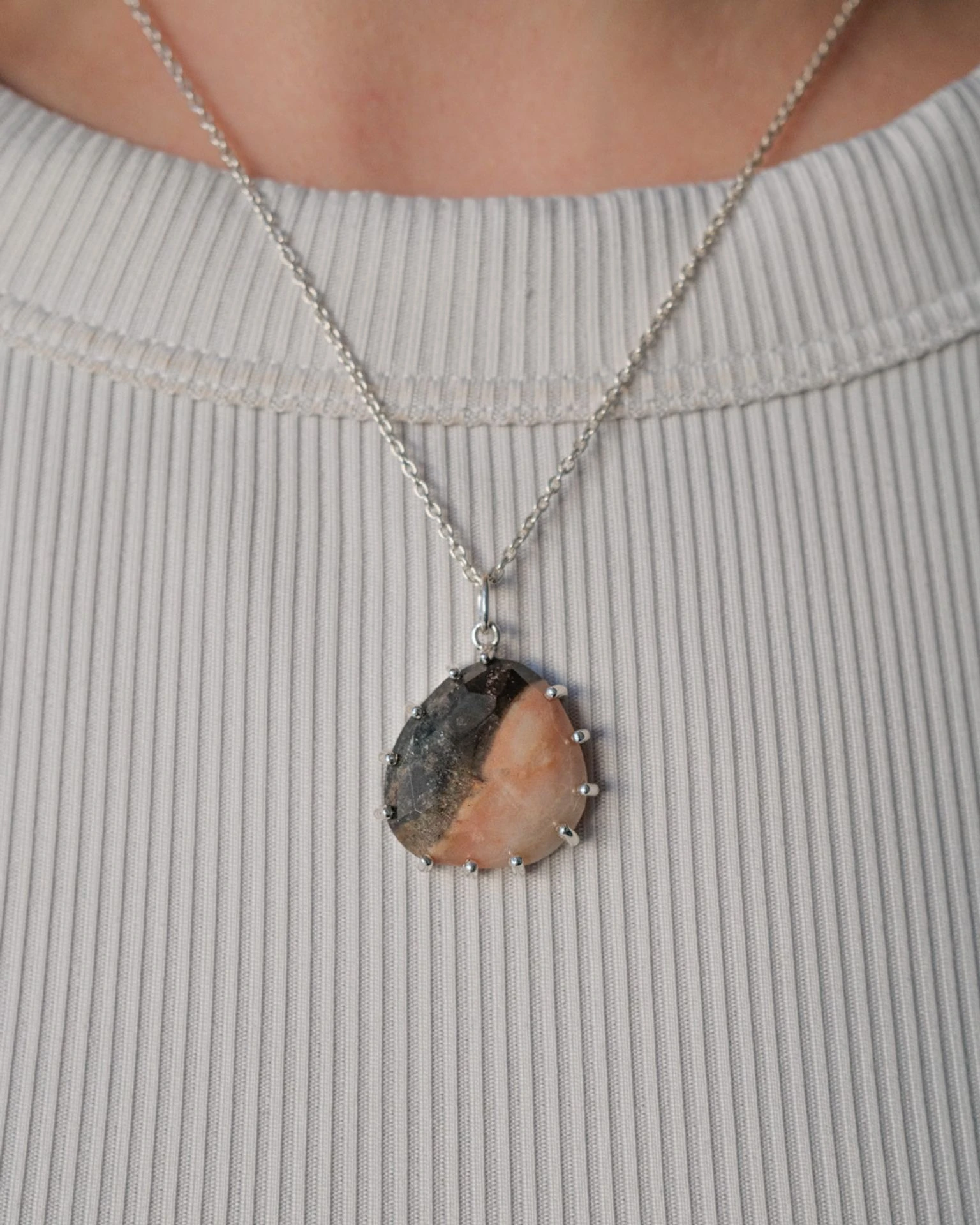 подвеска silent shore (амазонит)