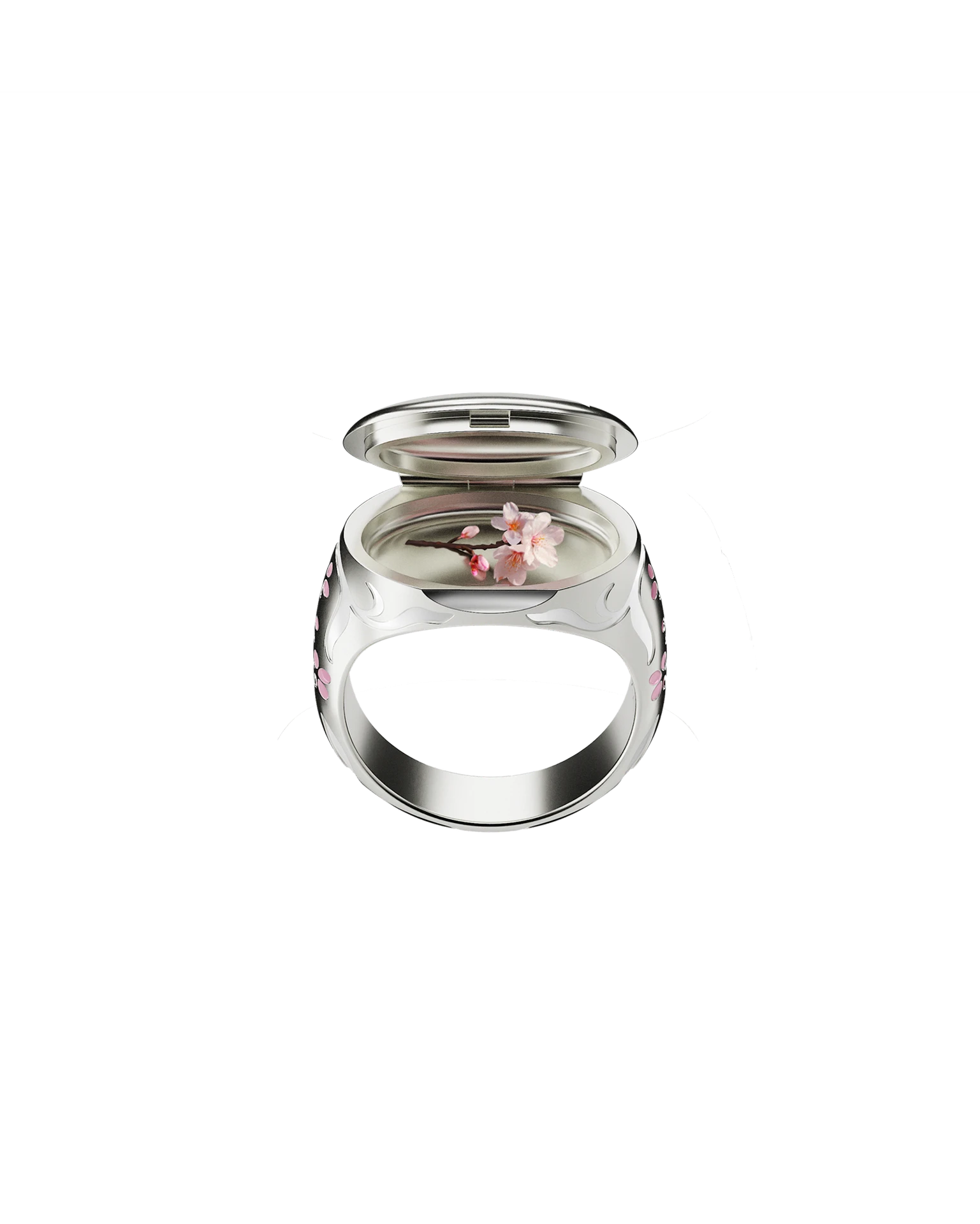 кольцо secret locket (сакура)