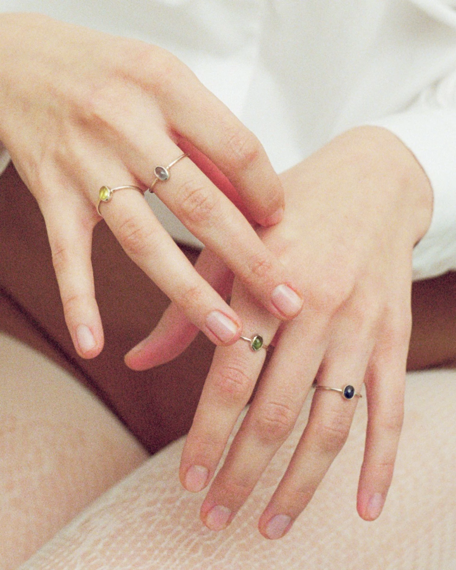 кольцо all you need с кианитом (родирование)