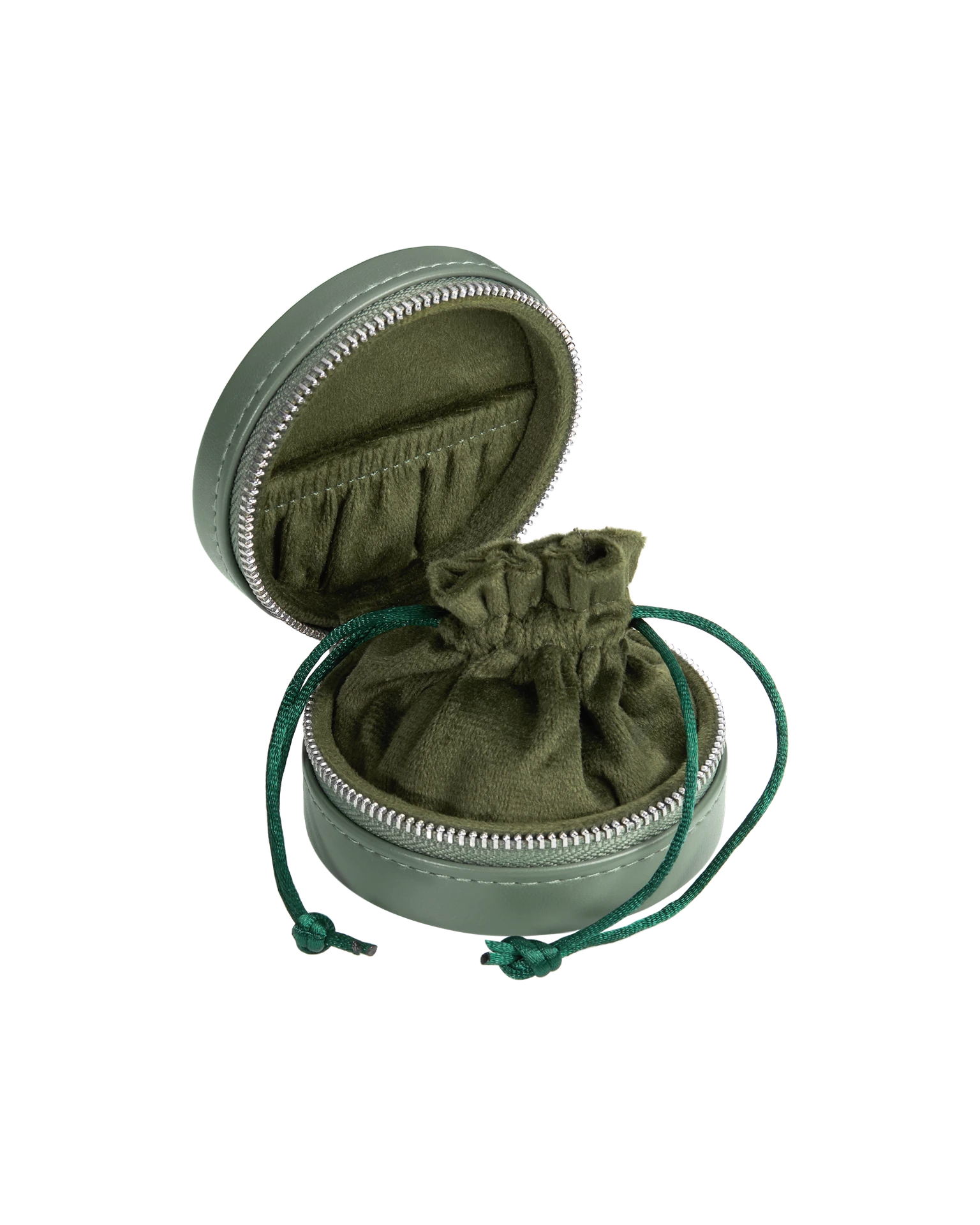 кейс для украшений оливковый