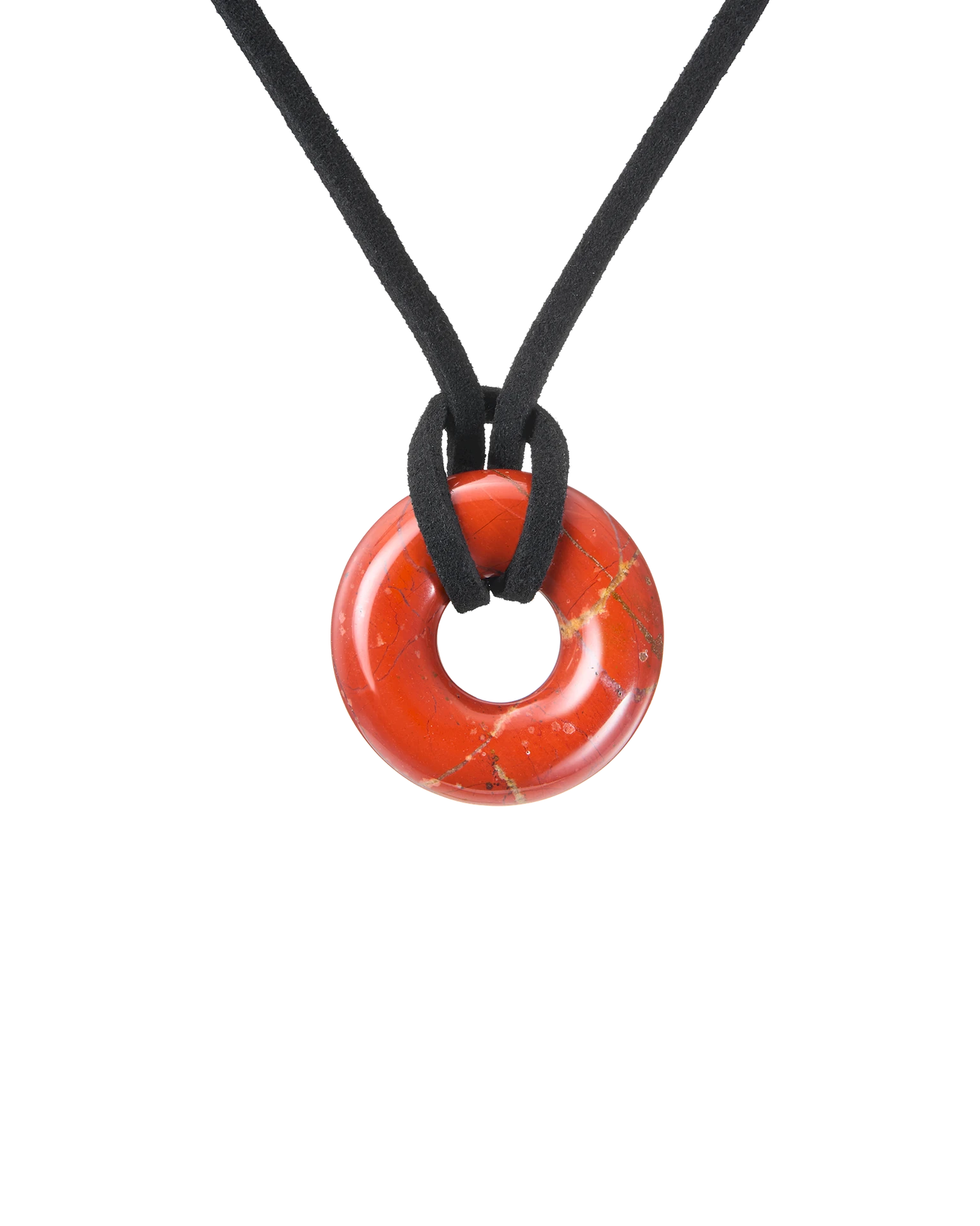 подвеска bagel из яшмы на шнурке