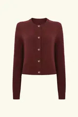 Кардиган из кашемира ((Roselle)), шоколадный