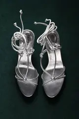 Босоножки Grate x Choux, серебряные