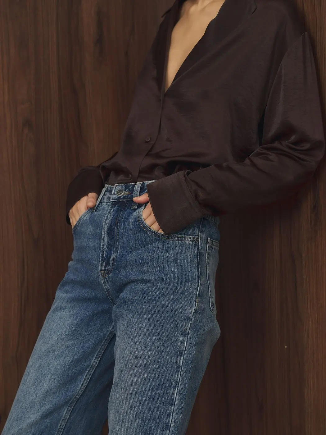 Джинсы, синий